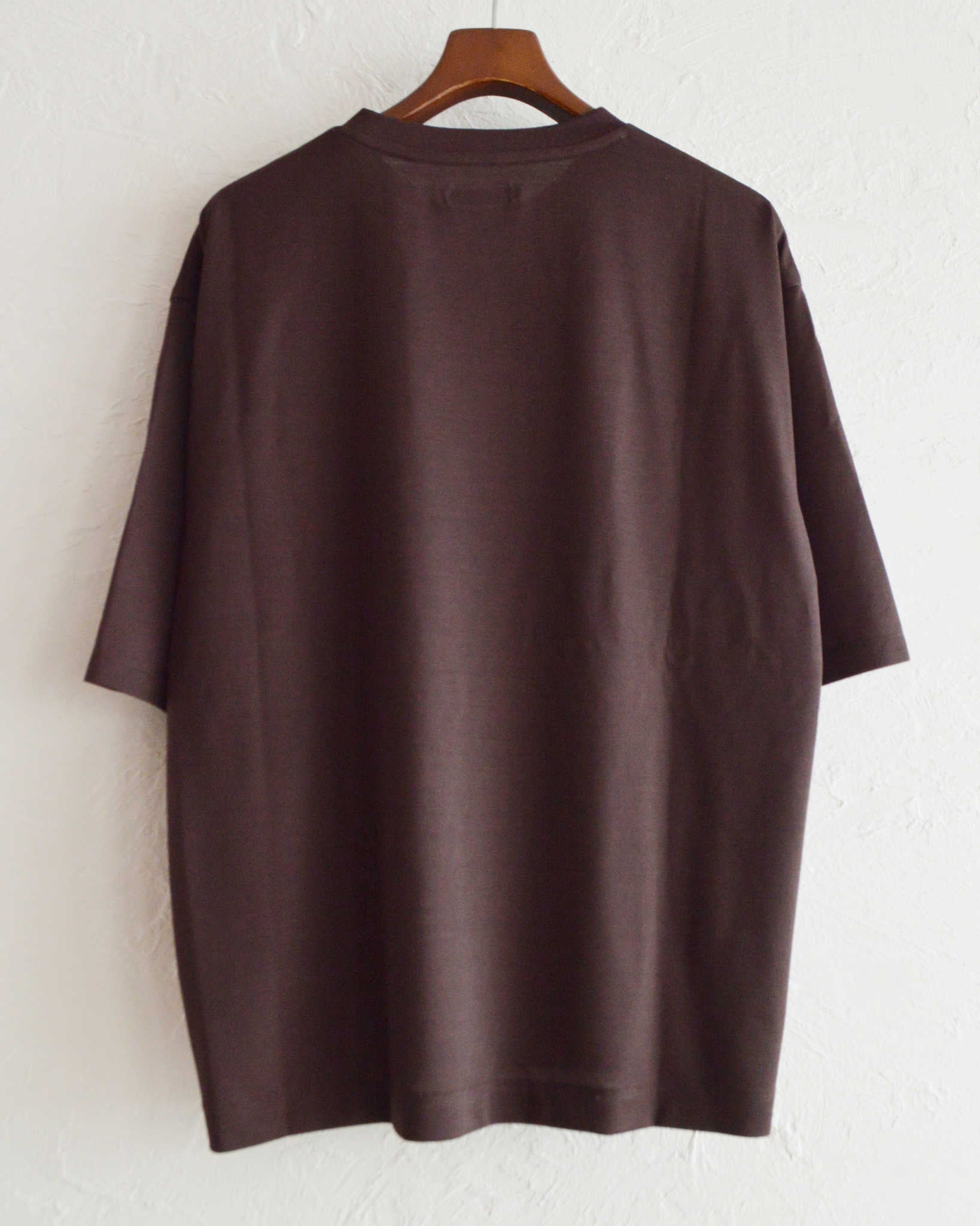 LAMOND ラモンド / CWOOL TEE クールティー (BROWN ブラウン)