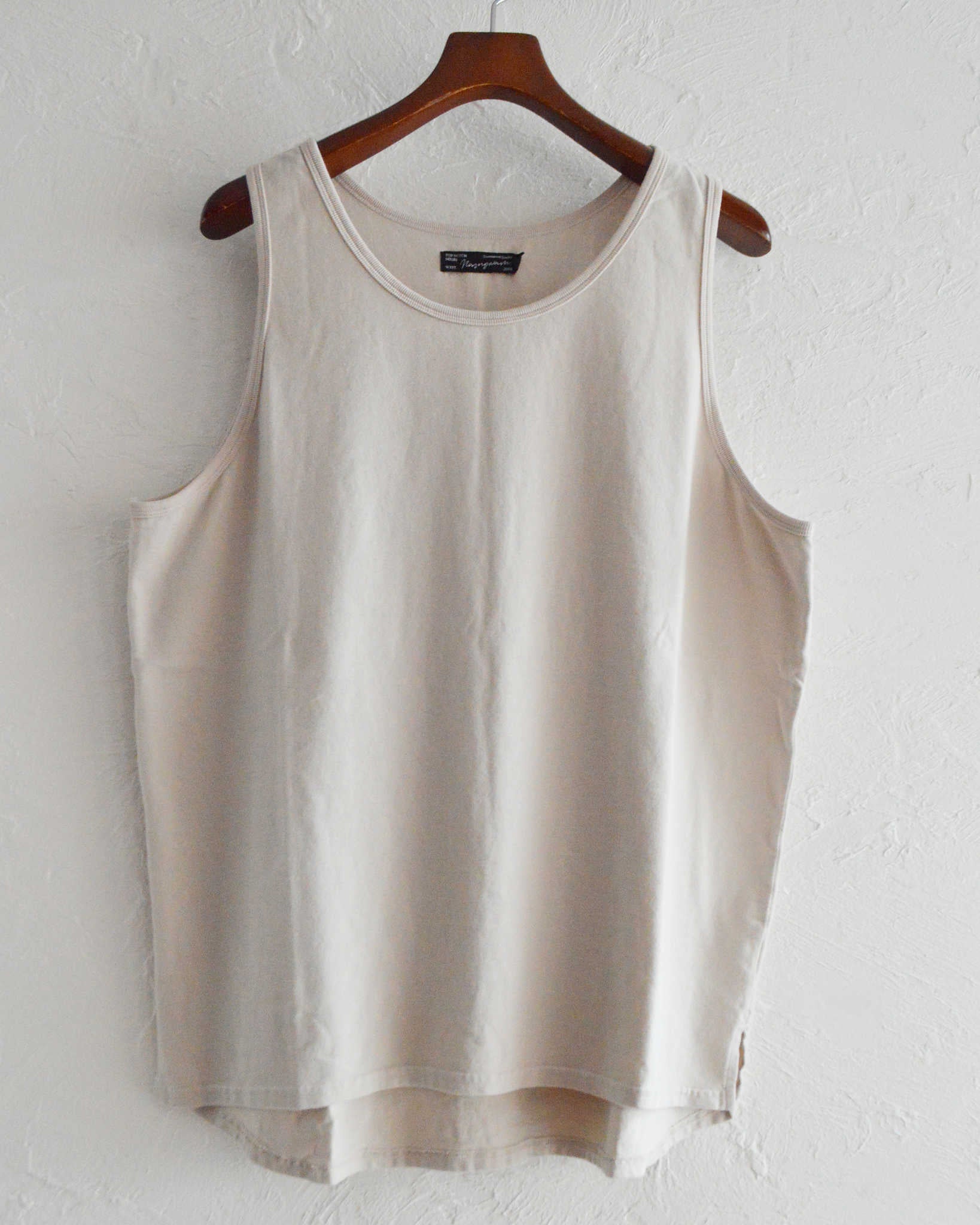 Nasngwam. ナスングワム / ALL DAY TANKTOP オールデイタンクトップ (GRAGE グレージュ)