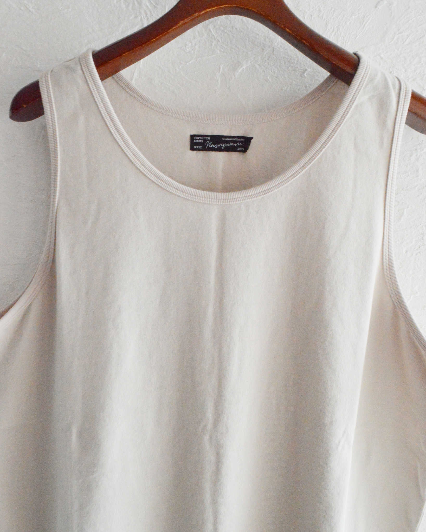 Nasngwam. ナスングワム / ALL DAY TANKTOP オールデイタンクトップ (GRAGE グレージュ)