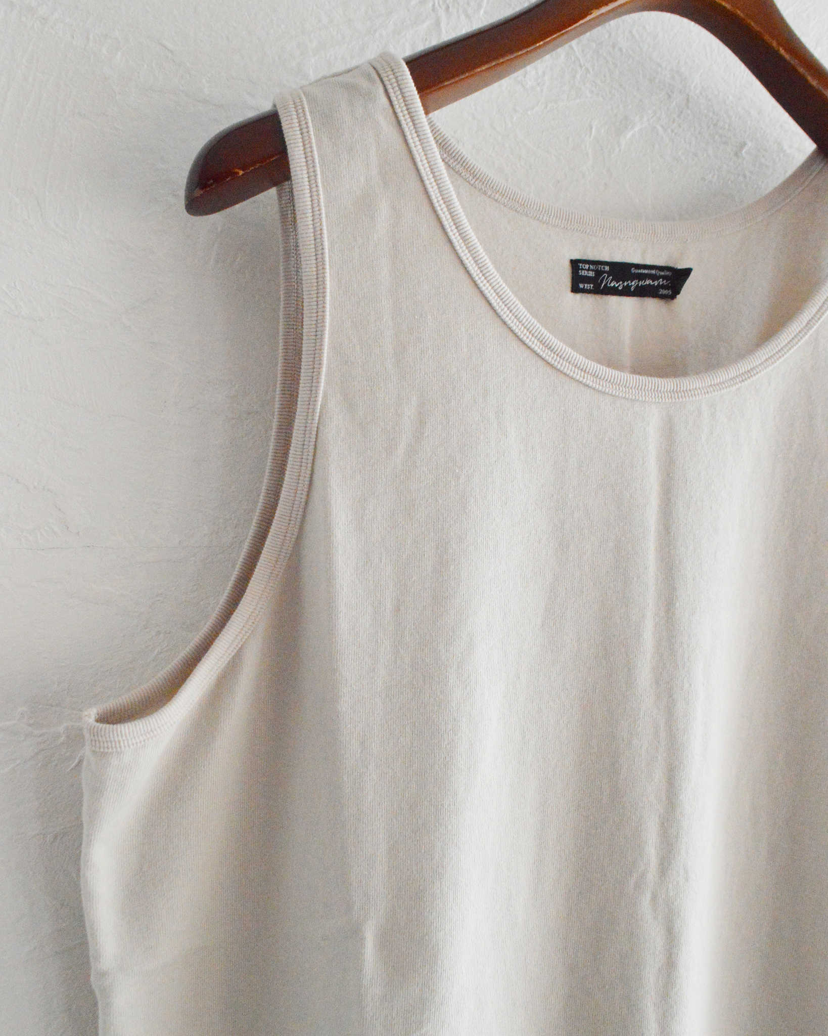 Nasngwam. ナスングワム / ALL DAY TANKTOP オールデイタンクトップ (GRAGE グレージュ)