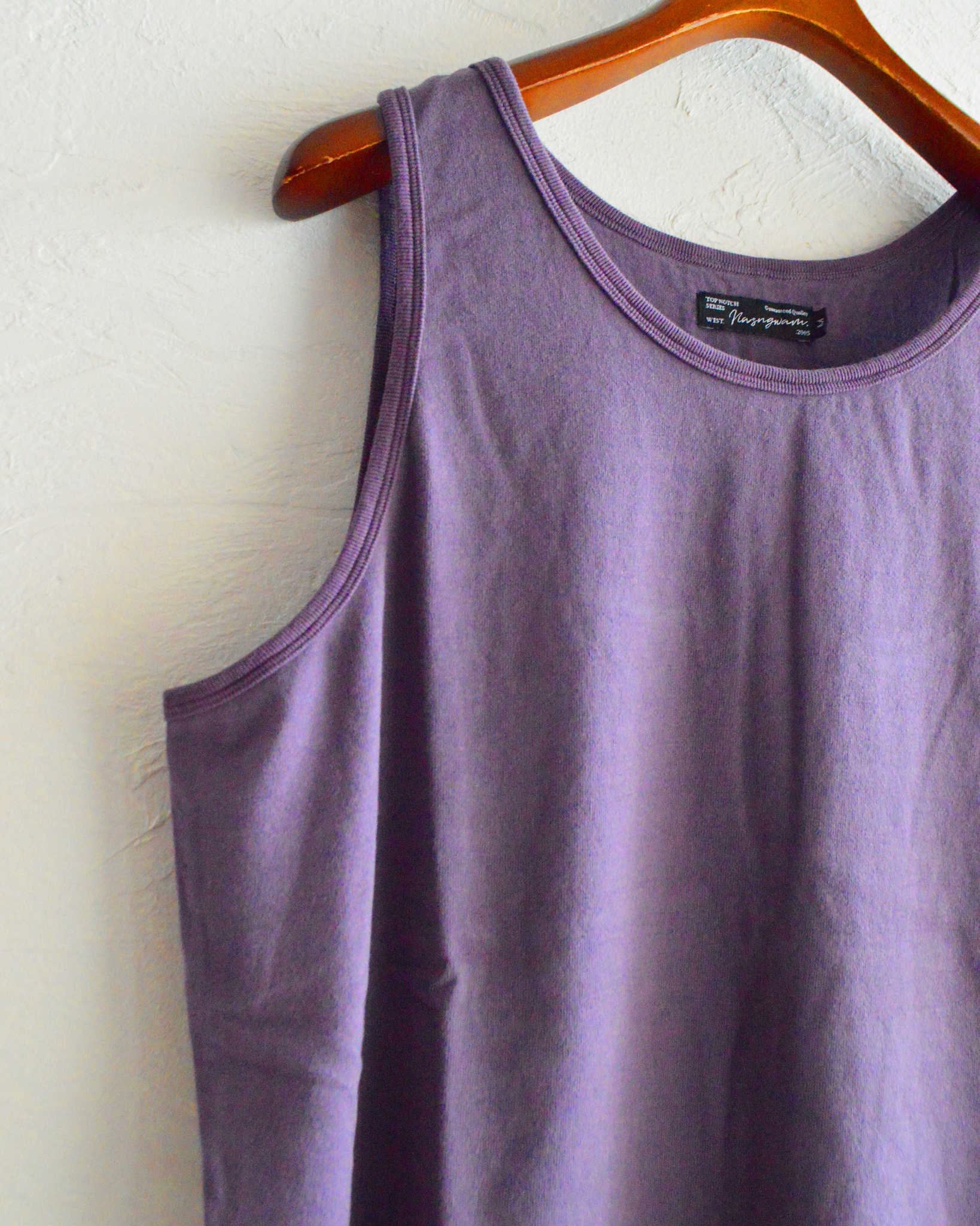 Nasngwam. ナスングワム / ALL DAY TANKTOP オールデイタンクトップ (PURPLE パープル)