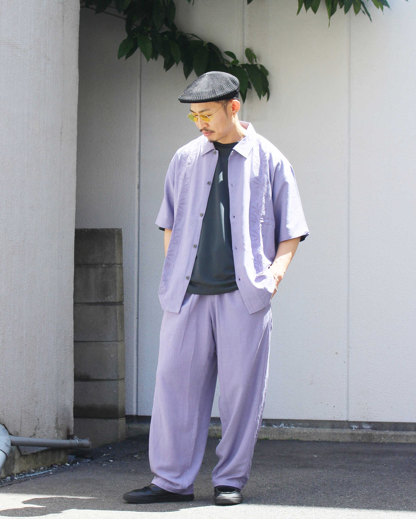 GOHEMP ゴーヘンプ / GREEN HILL PANTS (HELLO BLUE ハローブルー)
