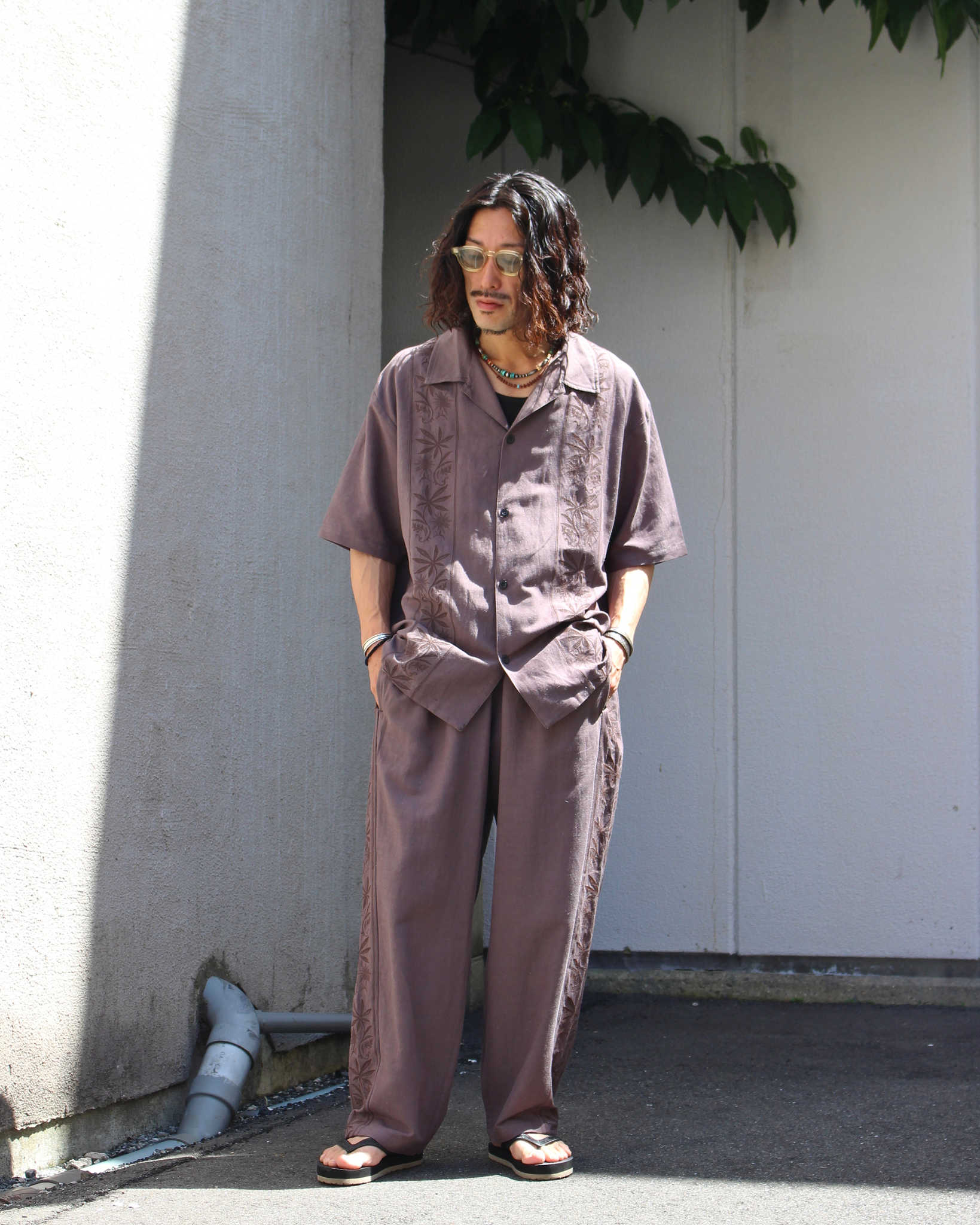 GOHEMP ゴーヘンプ / GREEN HILL PANTS グリーンヒルパンツ (STONE GRAY ストーングレー)