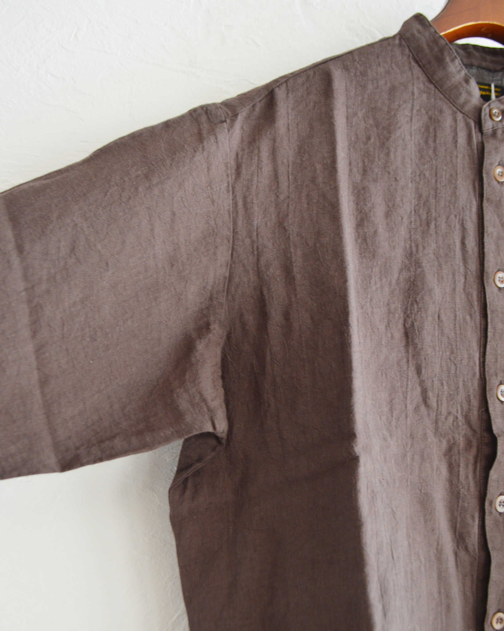 Nasngwam. ナスングワム / LIBERAL SHIRTS リベラルシャツ (CHARCOAL チャコール)