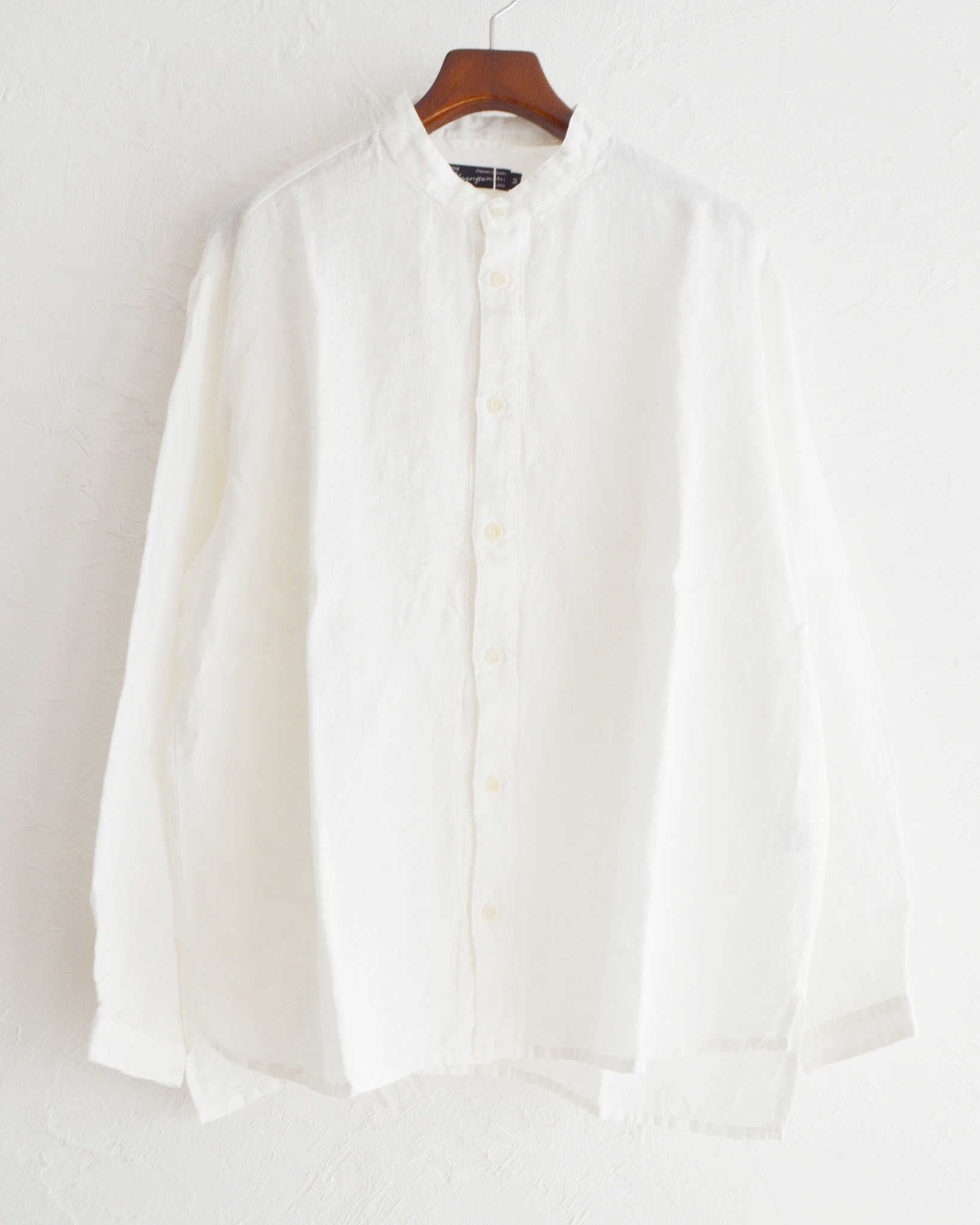 Nasngwam. ナスングワム / LIBERAL SHIRTS リベラルシャツ (WHITE ホワイト)