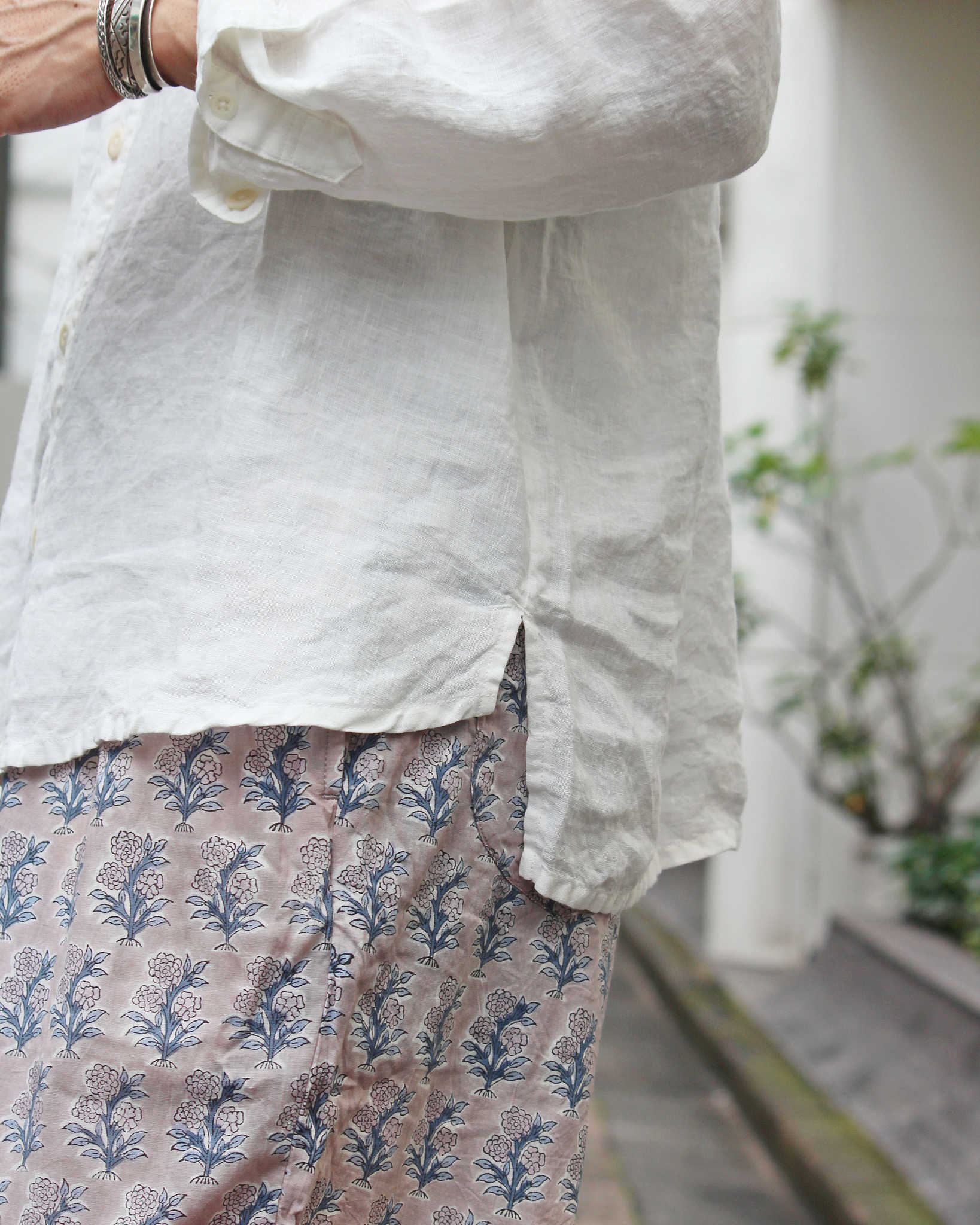 Nasngwam. ナスングワム / LIBERAL SHIRTS リベラルシャツ (WHITE ホワイト)