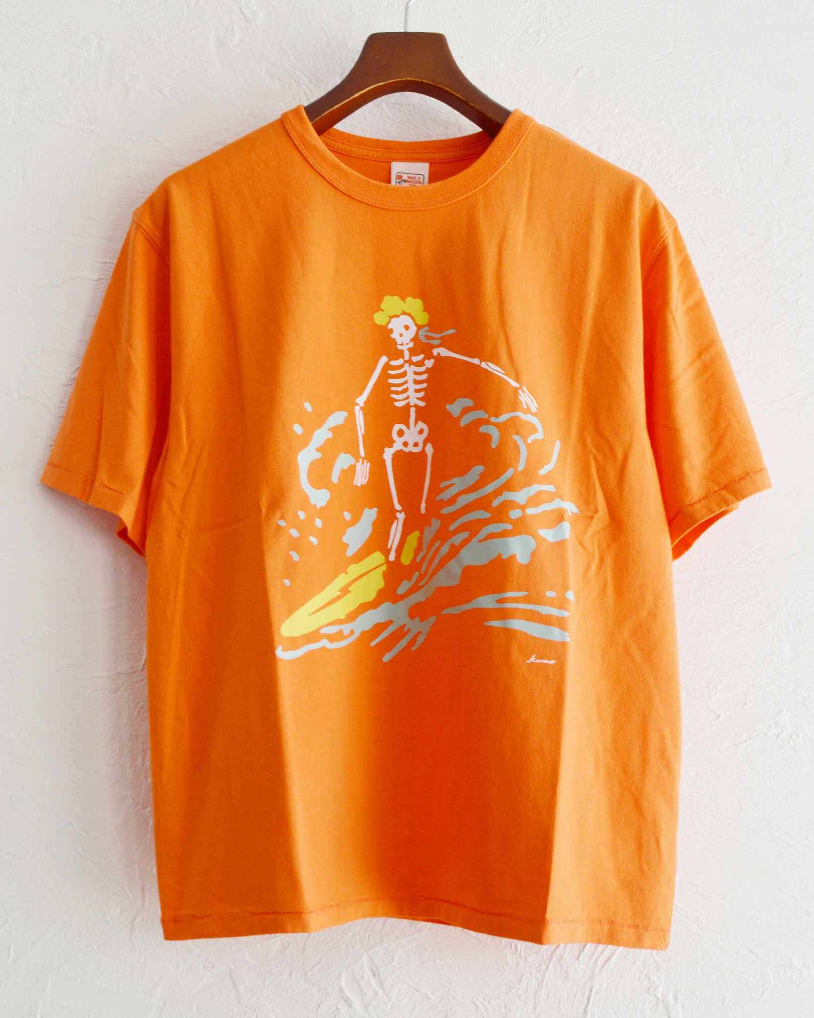 HAVE A GRATEFUL DAY ハブアグレイトフルデイ / T-SHIRT -DEAD SURF ティーシャツデッドサーフ (ORANGE オレンジ)