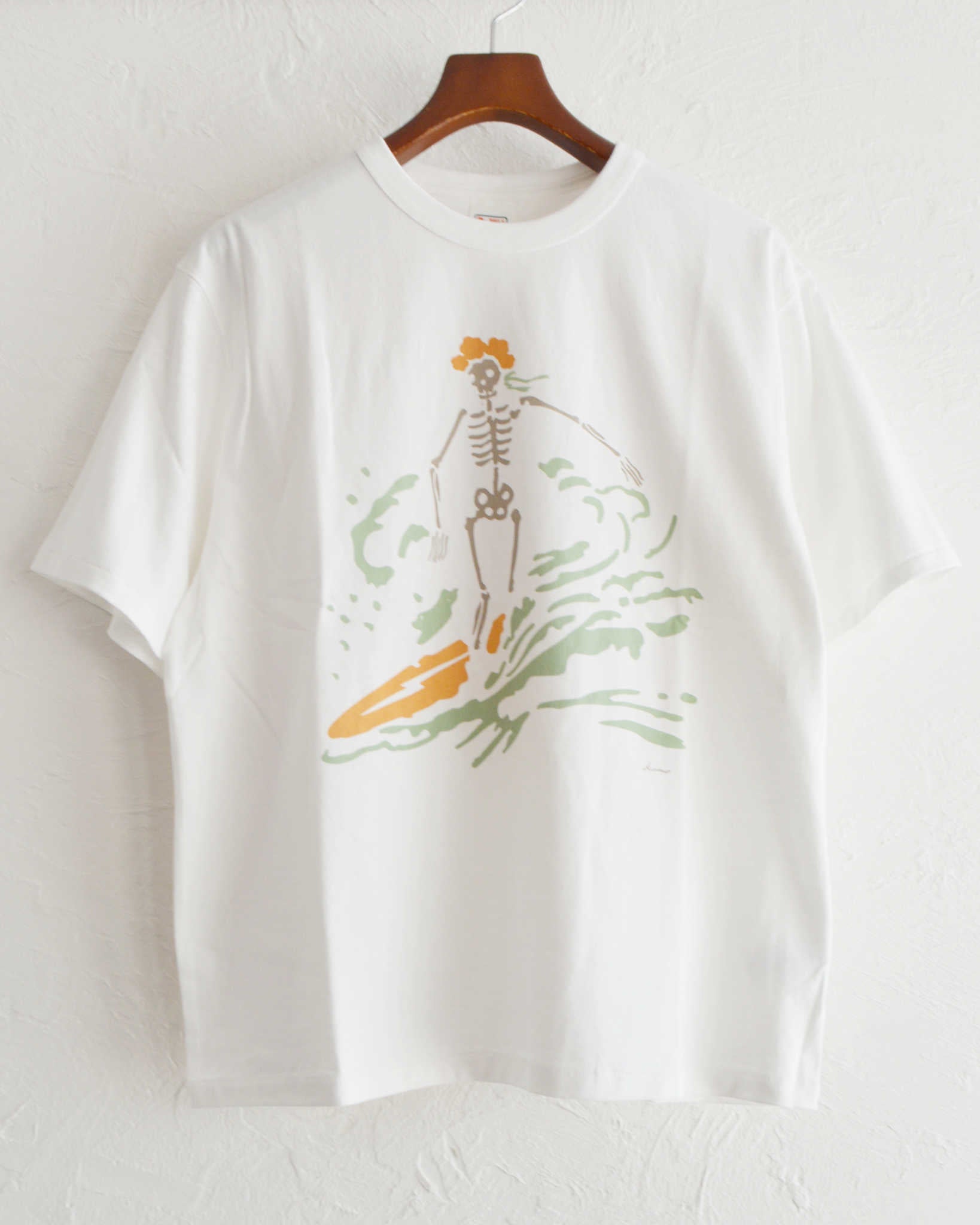 HAVE A GRATEFUL DAY ハブアグレイトフルデイ / T-SHIRT -DEAD SURF ティーシャツデッドサーフ (WHITE ホワイト)
