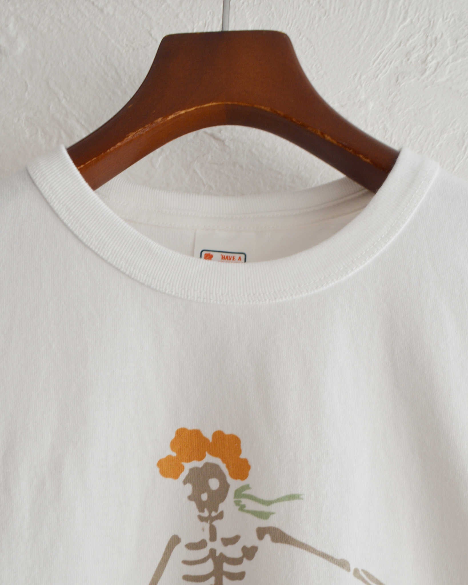 HAVE A GRATEFUL DAY ハブアグレイトフルデイ / T-SHIRT -DEAD SURF ティーシャツデッドサーフ (WHITE ホワイト)