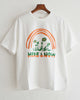 HAVE A GRATEFUL DAY ハブアグレイトフルデイ / T-SHIRT -HERE&NOW ティーシャツヒアアンドナウ (WHITE ホワイト)