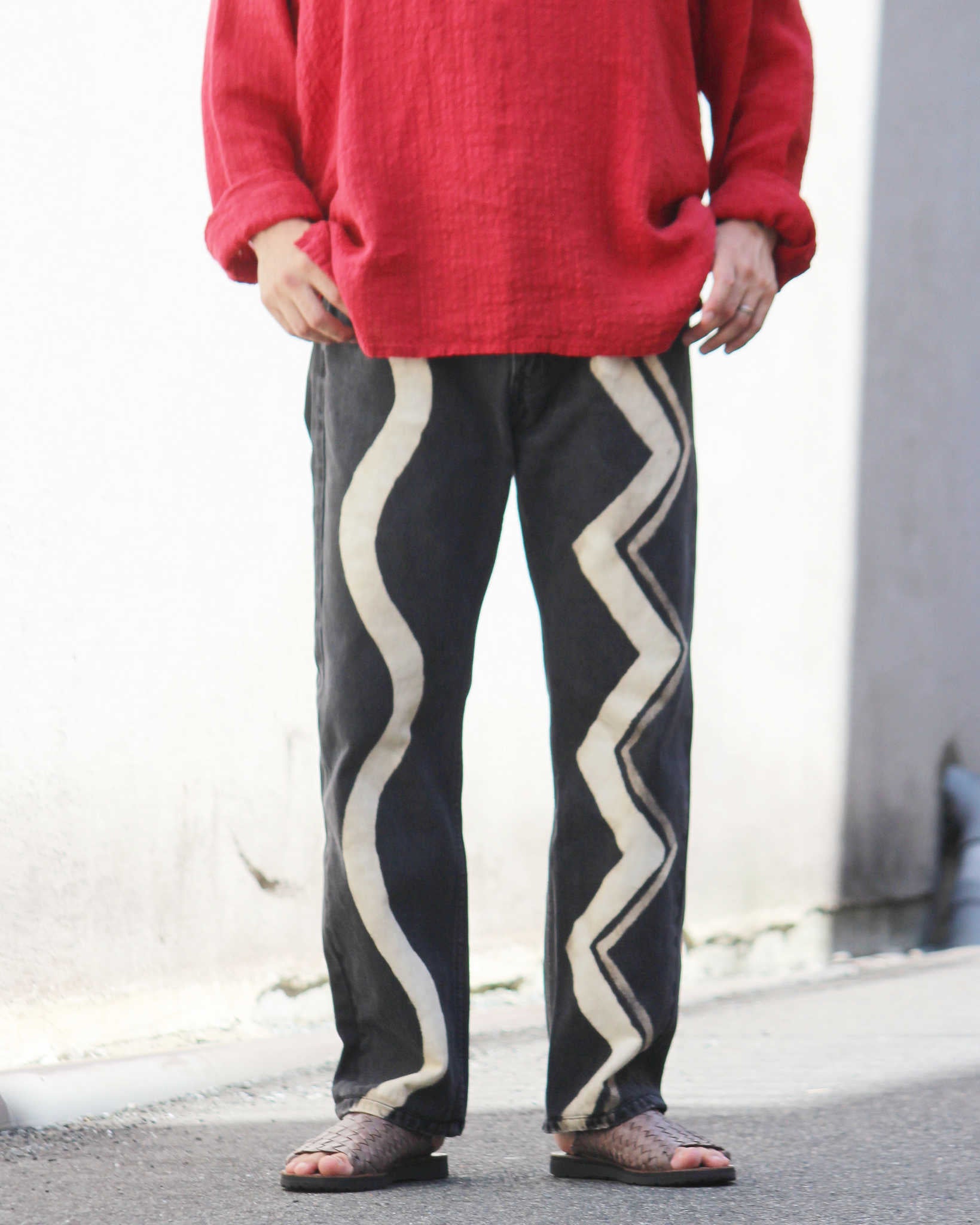 Nasngwam. ナスングワム / ANONYMOUS PANTS アノニマスパンツ Msize 505 (BLACK ブラック)