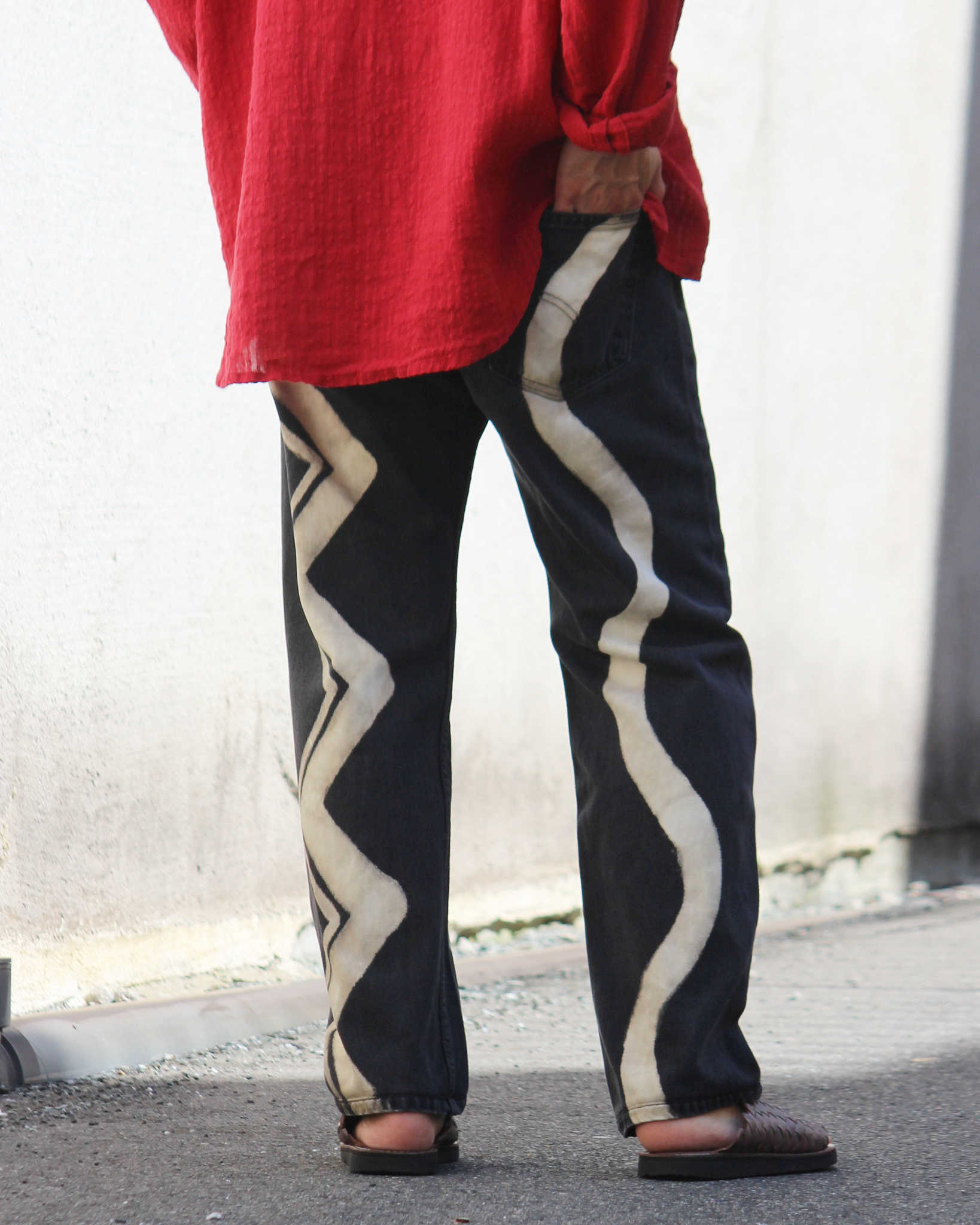 Nasngwam. ナスングワム / ANONYMOUS PANTS アノニマスパンツ Msize 505 (BLACK ブラック)