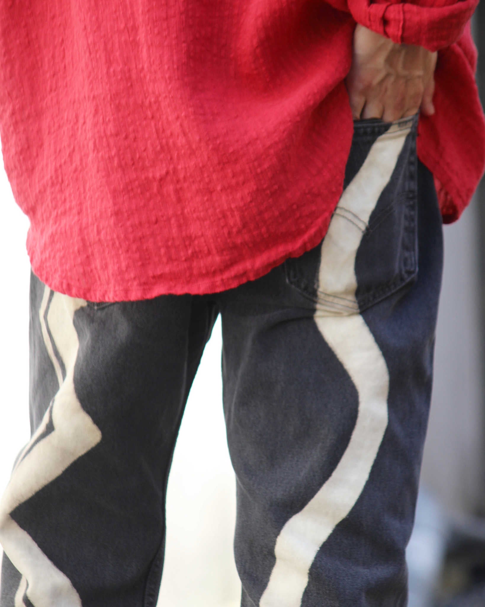 Nasngwam. ナスングワム / ANONYMOUS PANTS アノニマスパンツ Msize 505 (BLACK ブラック)