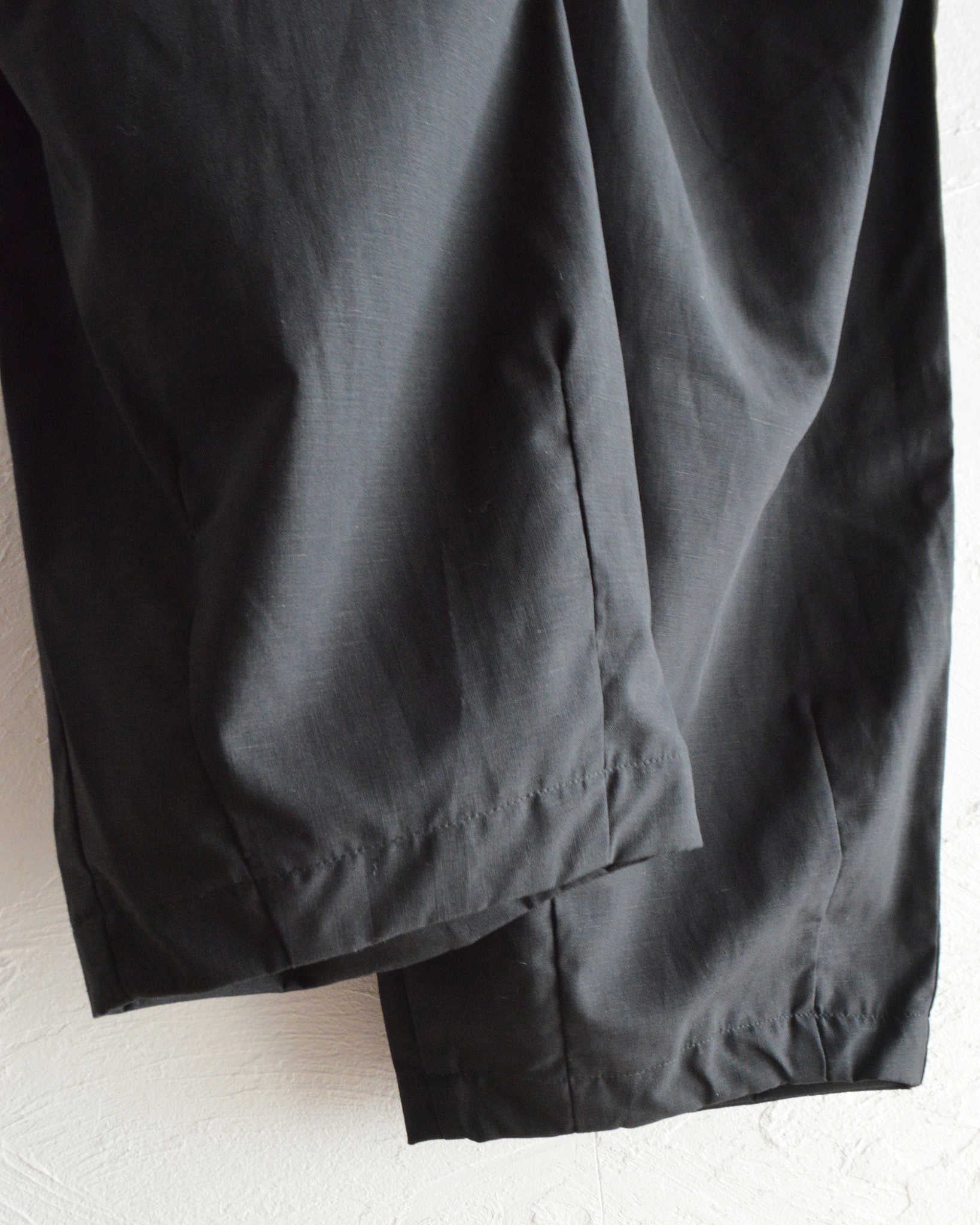 Nasngwam. ナスングワム / BARREL PANTS バレルパンツ (BLACK ブラック)