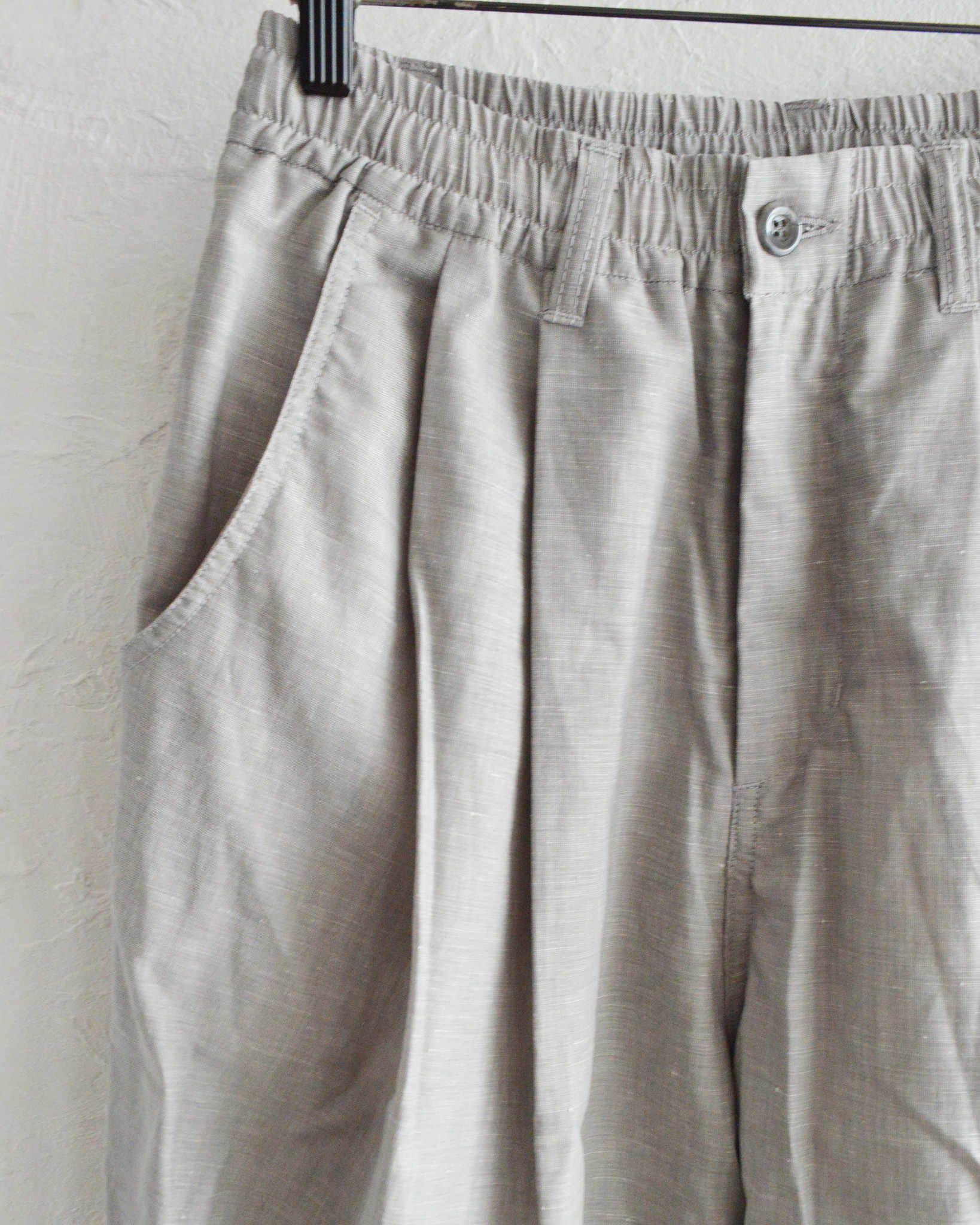 Nasngwam. ナスングワム / BARREL PANTS バレルパンツ (GRAY グレー)