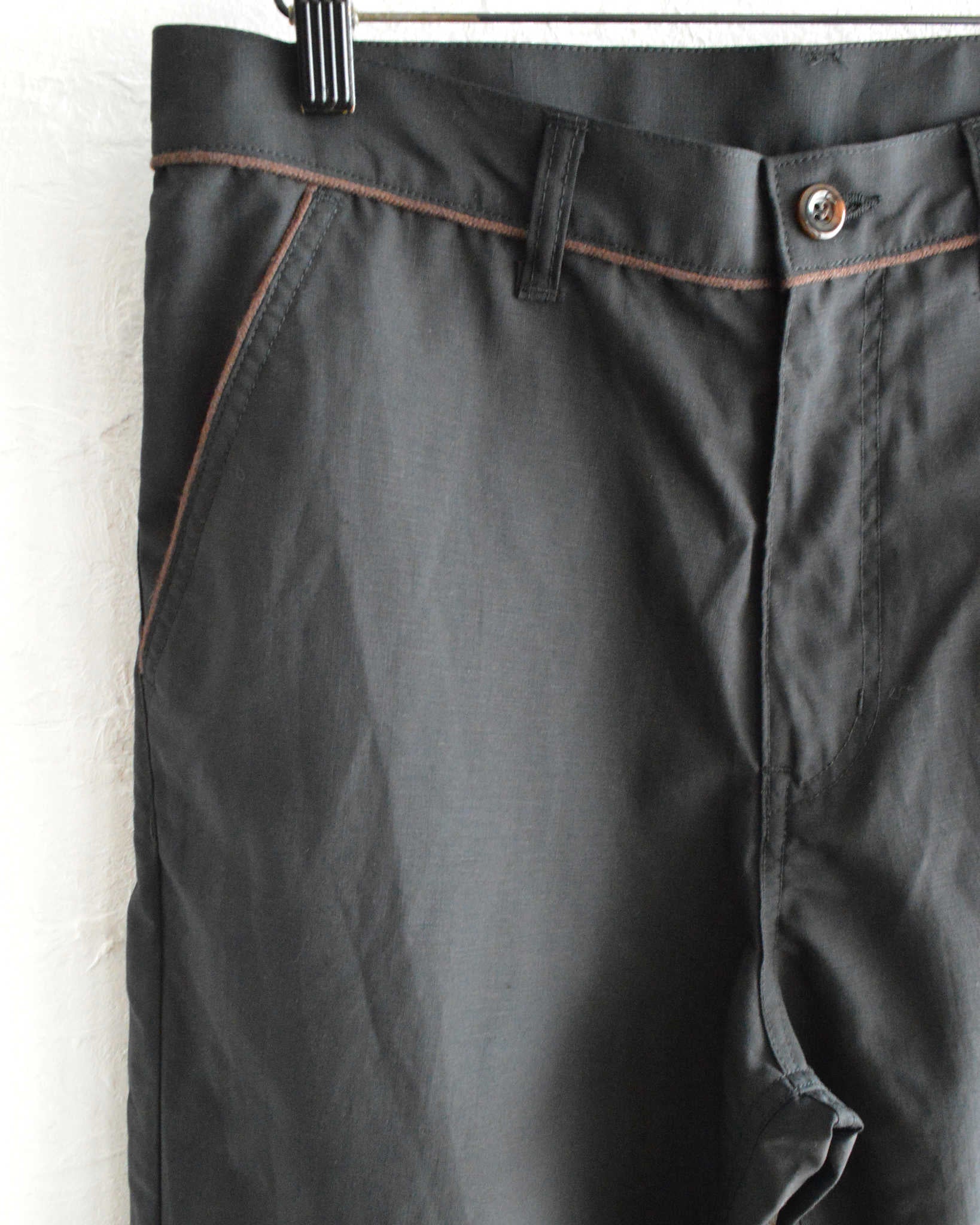 Nasngwam. ナスングワム / 70’s BELL PANTS セブンティーズベルパンツ (BLACK ブラック)