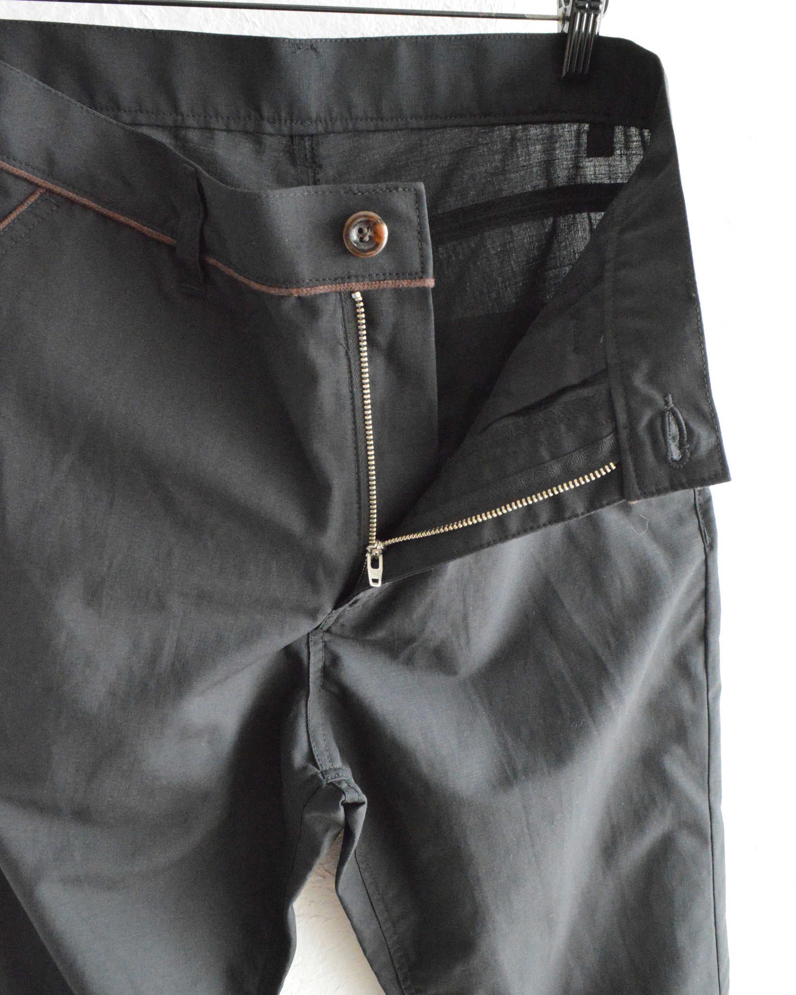 Nasngwam. ナスングワム / 70’s BELL PANTS セブンティーズベルパンツ (BLACK ブラック)