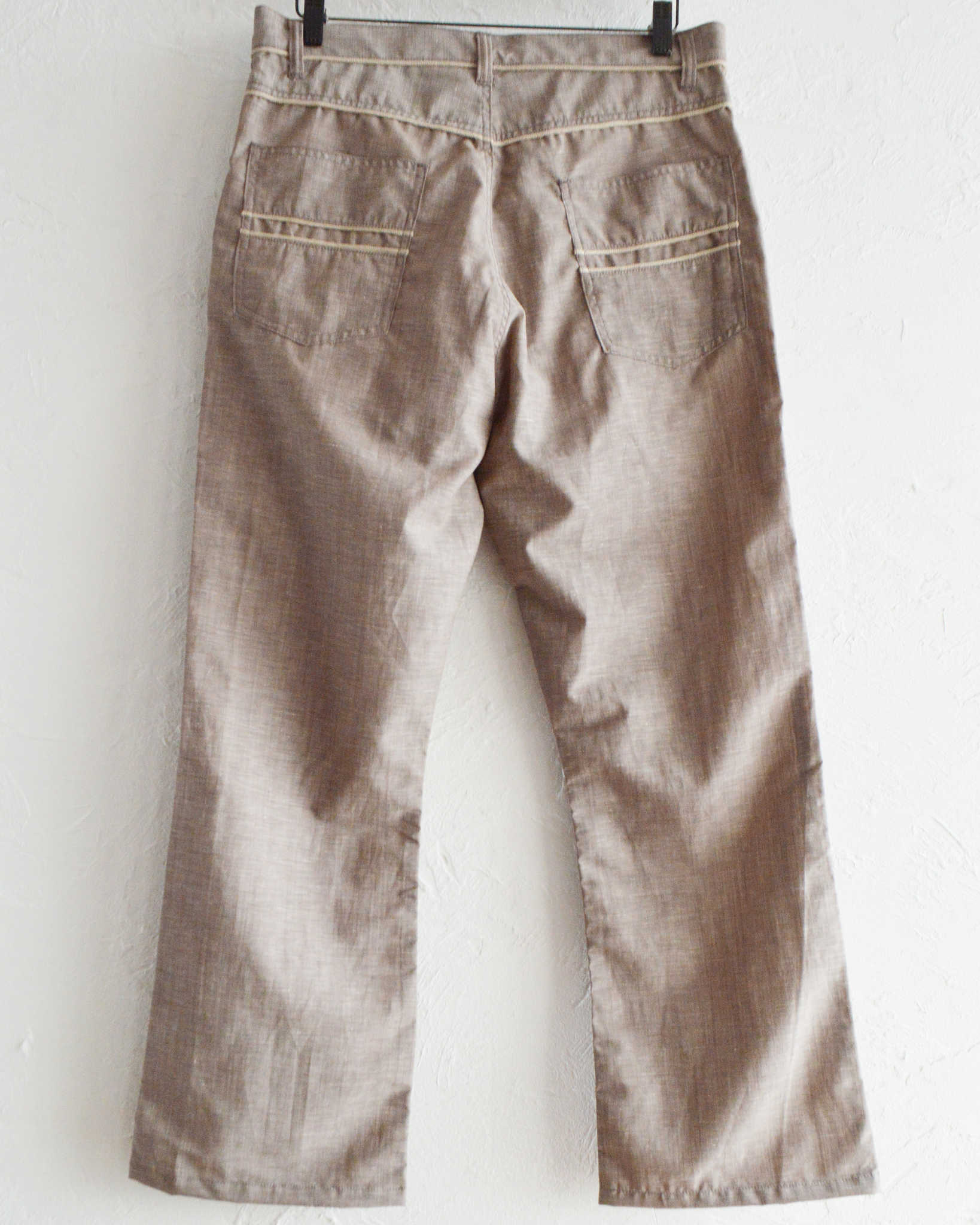 Nasngwam. ナスングワム / 70’s BELL PANTS セブンティーズベルパンツ (BROWN ブラウン)