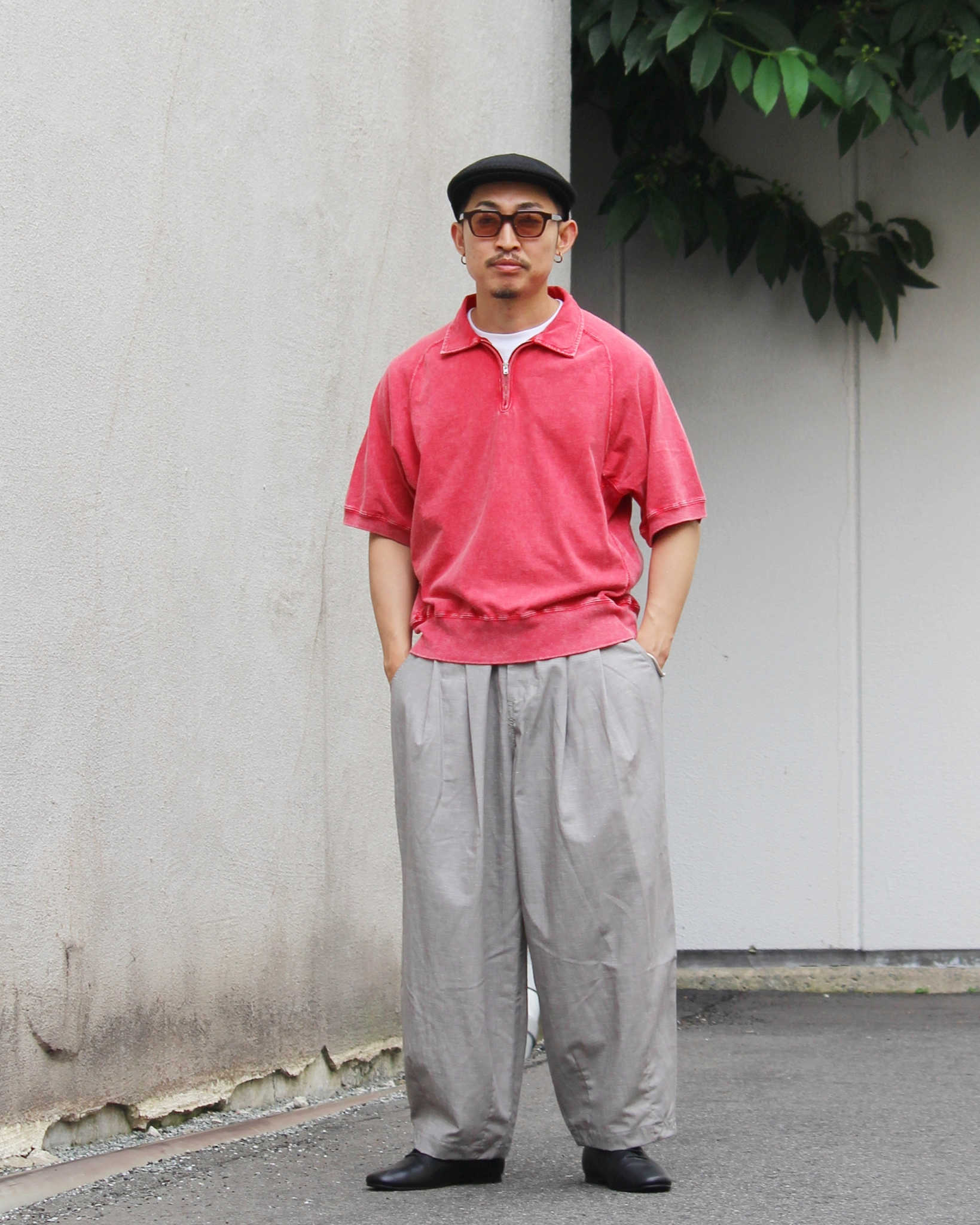 Nasngwam. ナスングワム / BARREL PANTS バレルパンツ (GRAY グレー)