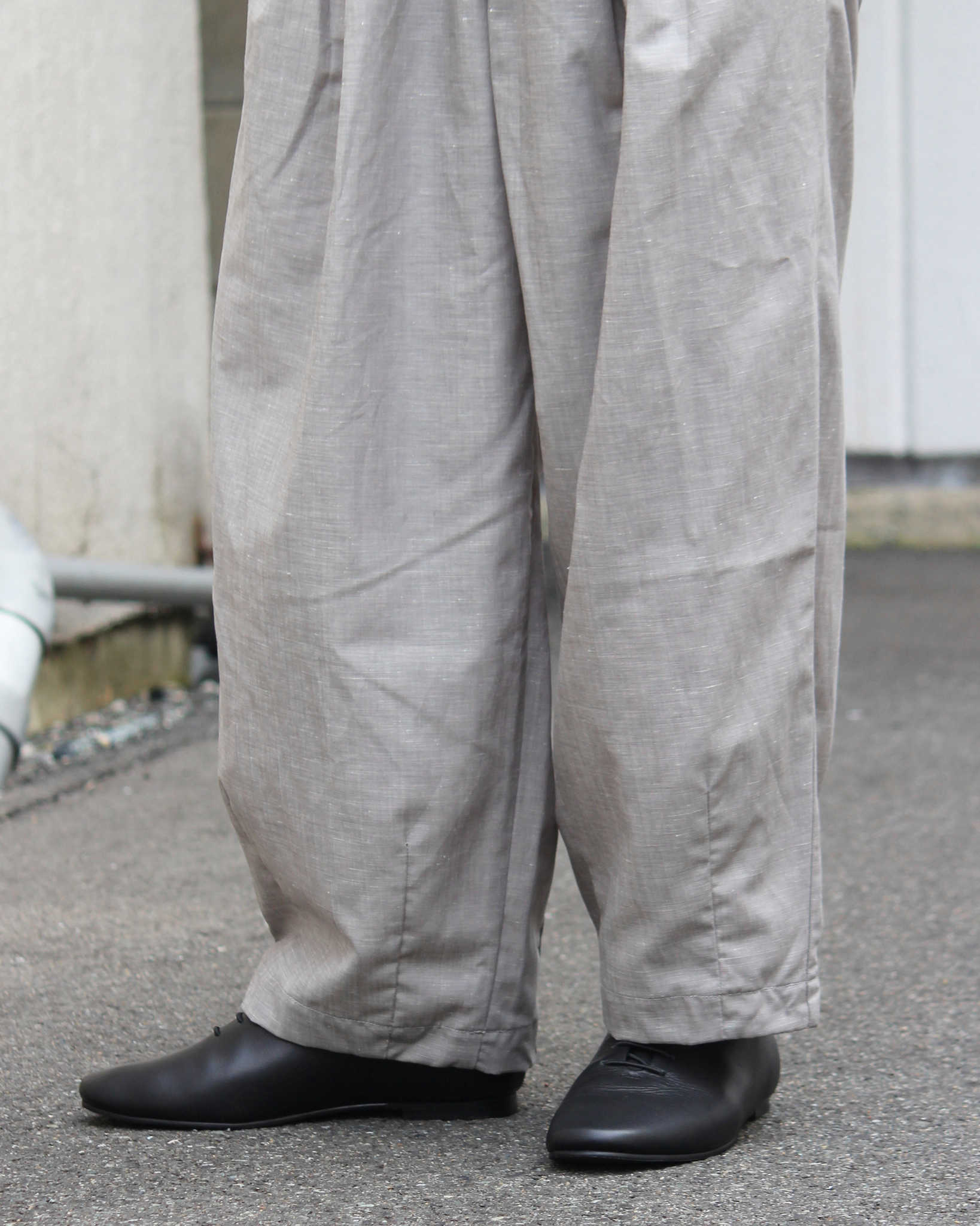 Nasngwam. ナスングワム / BARREL PANTS バレルパンツ (GRAY グレー)