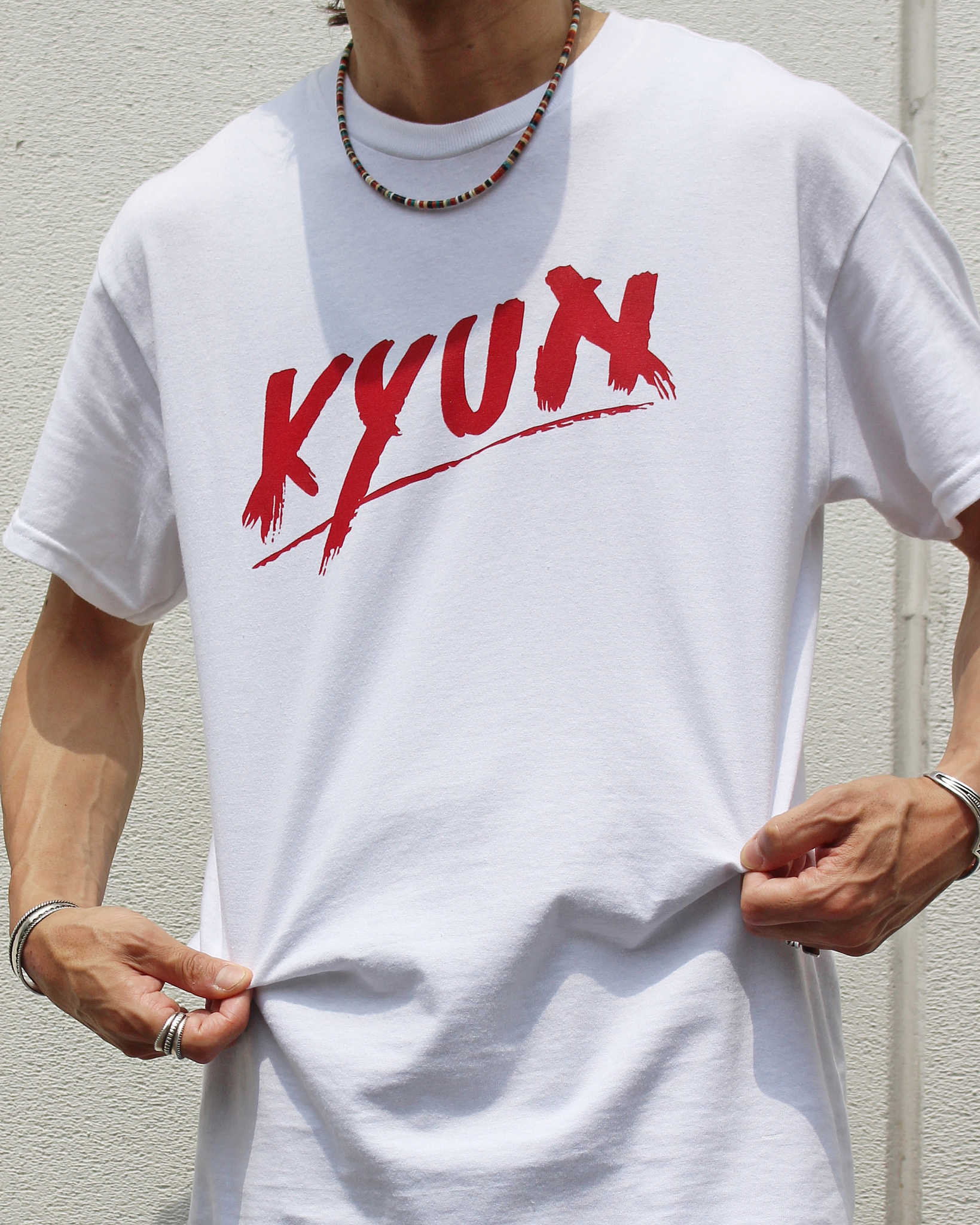 O.K. オーケー / KYUN S/S TEE キュンティー (WHITE ホワイト)