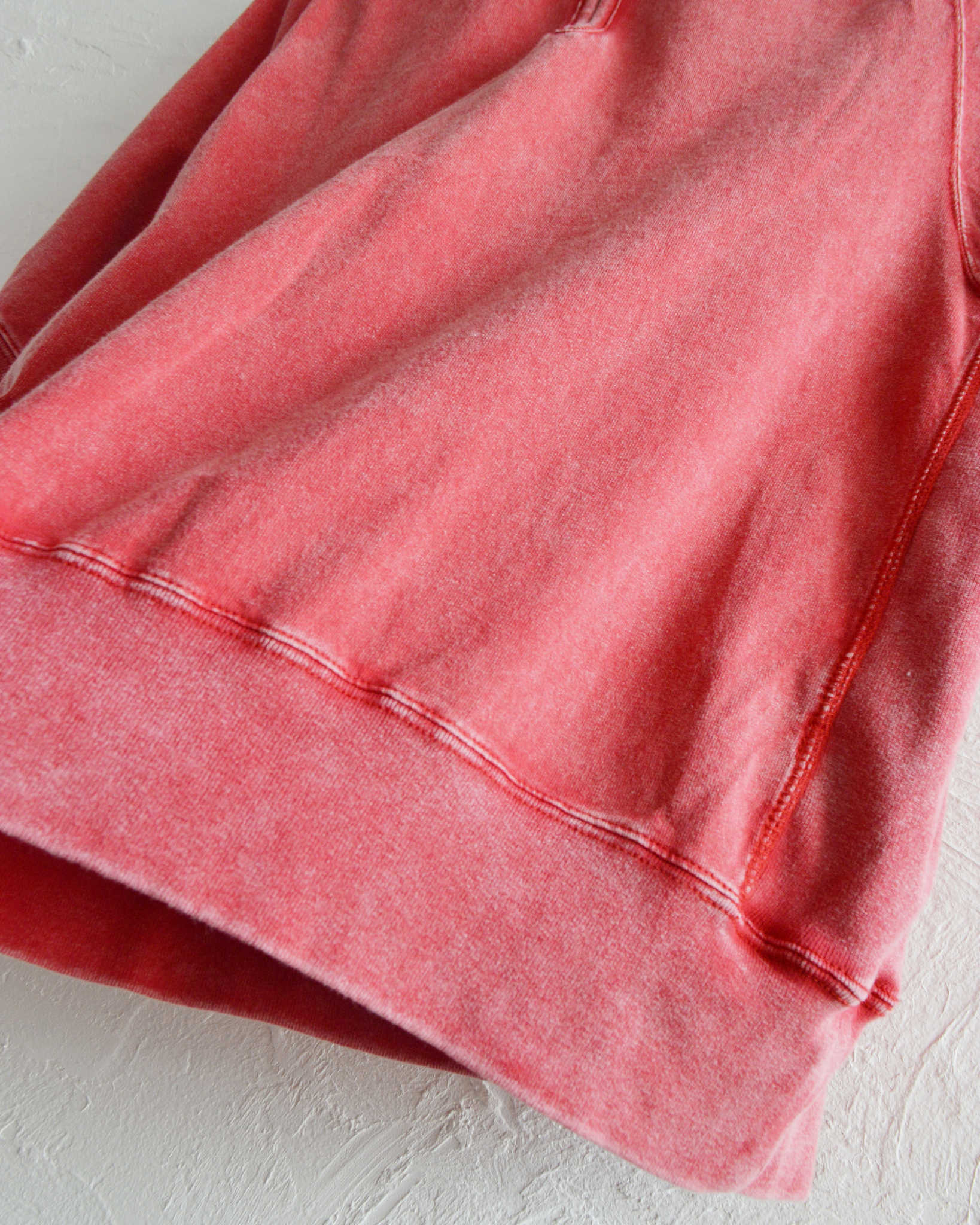 IMPRESTORE イ ンプレストア / Blooper ブルーパー | short sleeve half zip sweat t polo ショートスリーブハーフジップスウェットティーポロ (RED レッド)