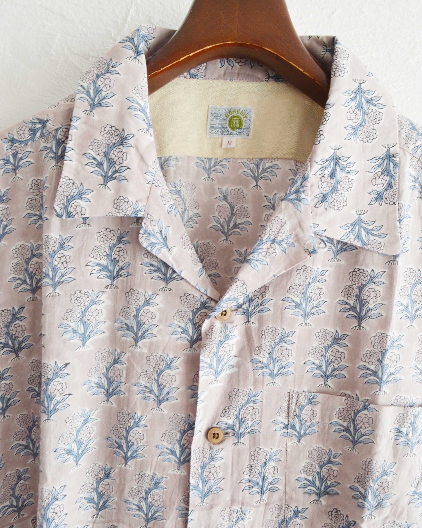 GOHEMP ゴーヘンプ / OPEN MIND SHIRTS オープンマインドシャツ (ROSE GRAY ローズグレー)