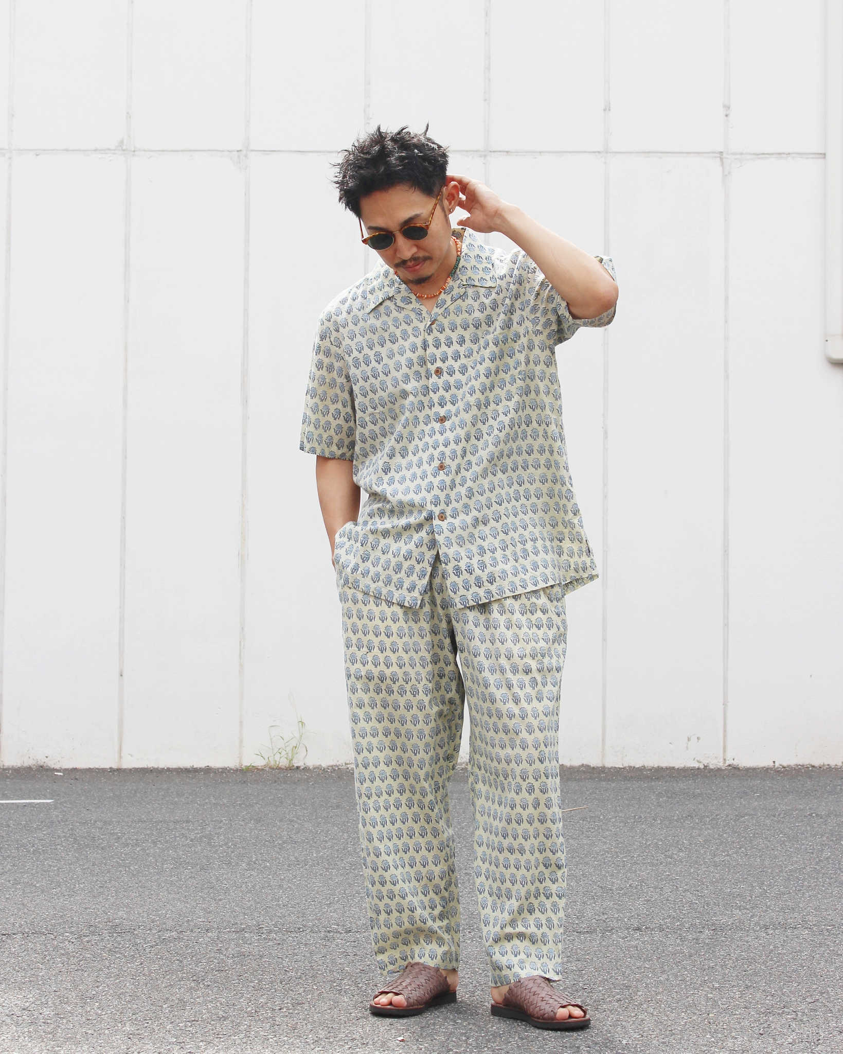 GOHEMP ゴーヘンプ / OPEN MIND SHIRTS オープンマインドシャツ (GREEN グリーン)