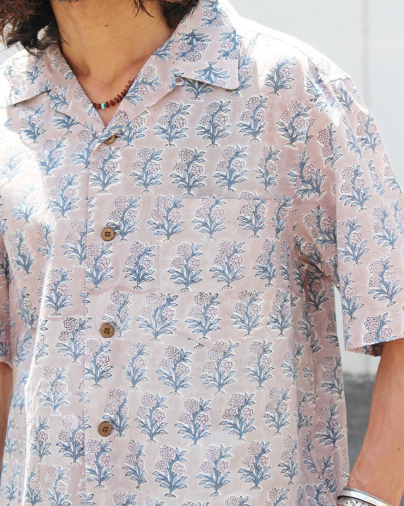 GOHEMP ゴーヘンプ / OPEN MIND SHIRTS オープンマインドシャツ (ROSE GRAY ローズグレー)