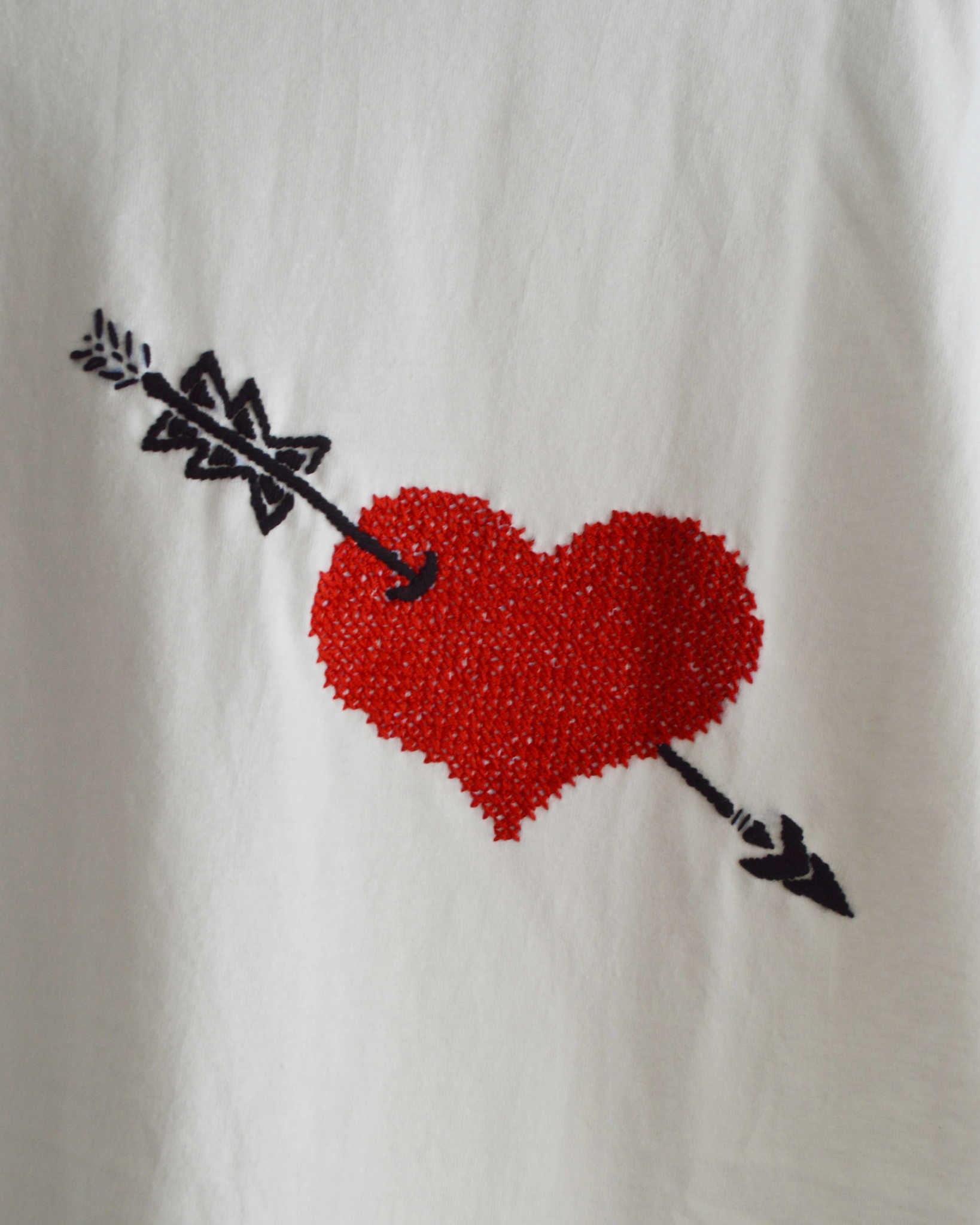 O.K. オーケー / HEART&ARROW S/S TEE ハートアンドアローティーシャツ (WHITE ホワイト)