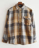 modemdesign モデムデザイン / STANDARD PLAID SHIRTS スタンダードプレイドシャツ (BROWN ブラウン)