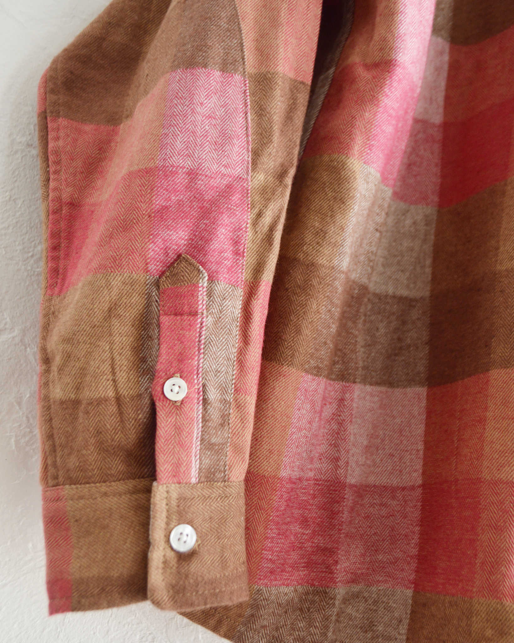 modemdesign モデムデザイン / STANDARD PLAID SHIRTS スタンダードプレイドシャツ (RED レッド)