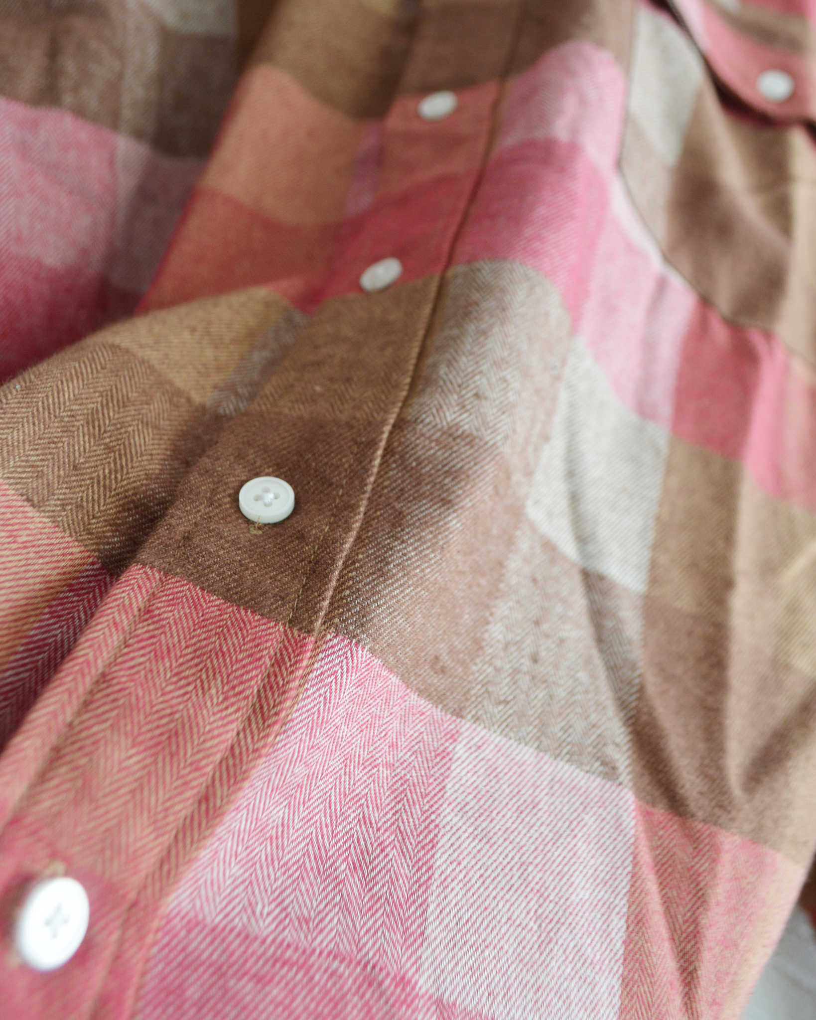 modemdesign モデムデザイン / STANDARD PLAID SHIRTS スタンダードプレイドシャツ (RED レッド)