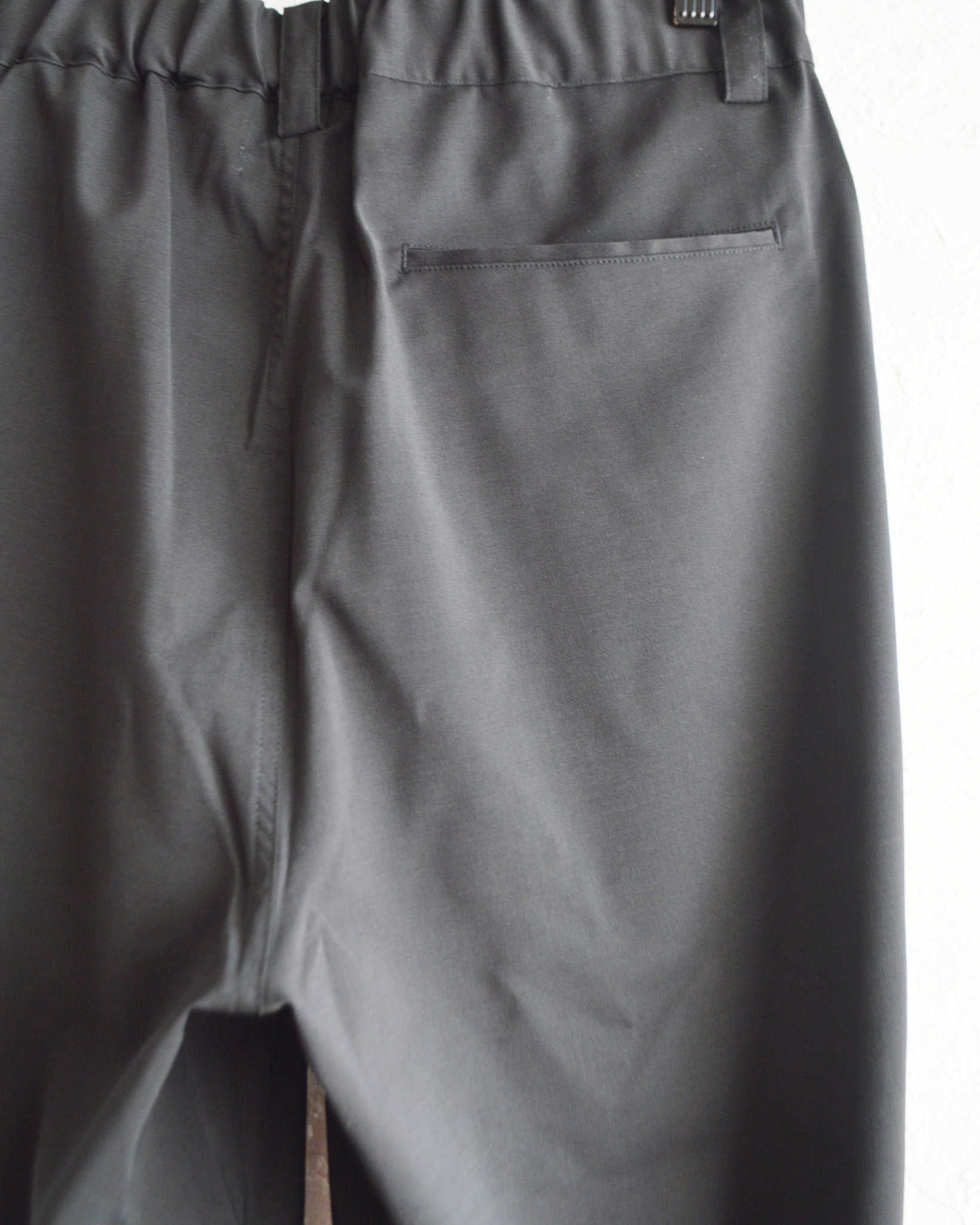 LAMOND ラモンド / TWILL TWIST PANTS ツイルツイストパンツ (BLACK ブラック)