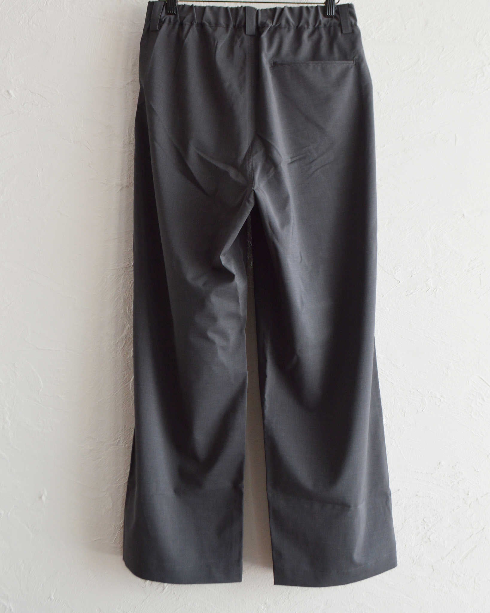 LAMOND ラモンド / TWILL TWIST PANTS ツイルツイストパンツ (CHARCOAL チャコール)