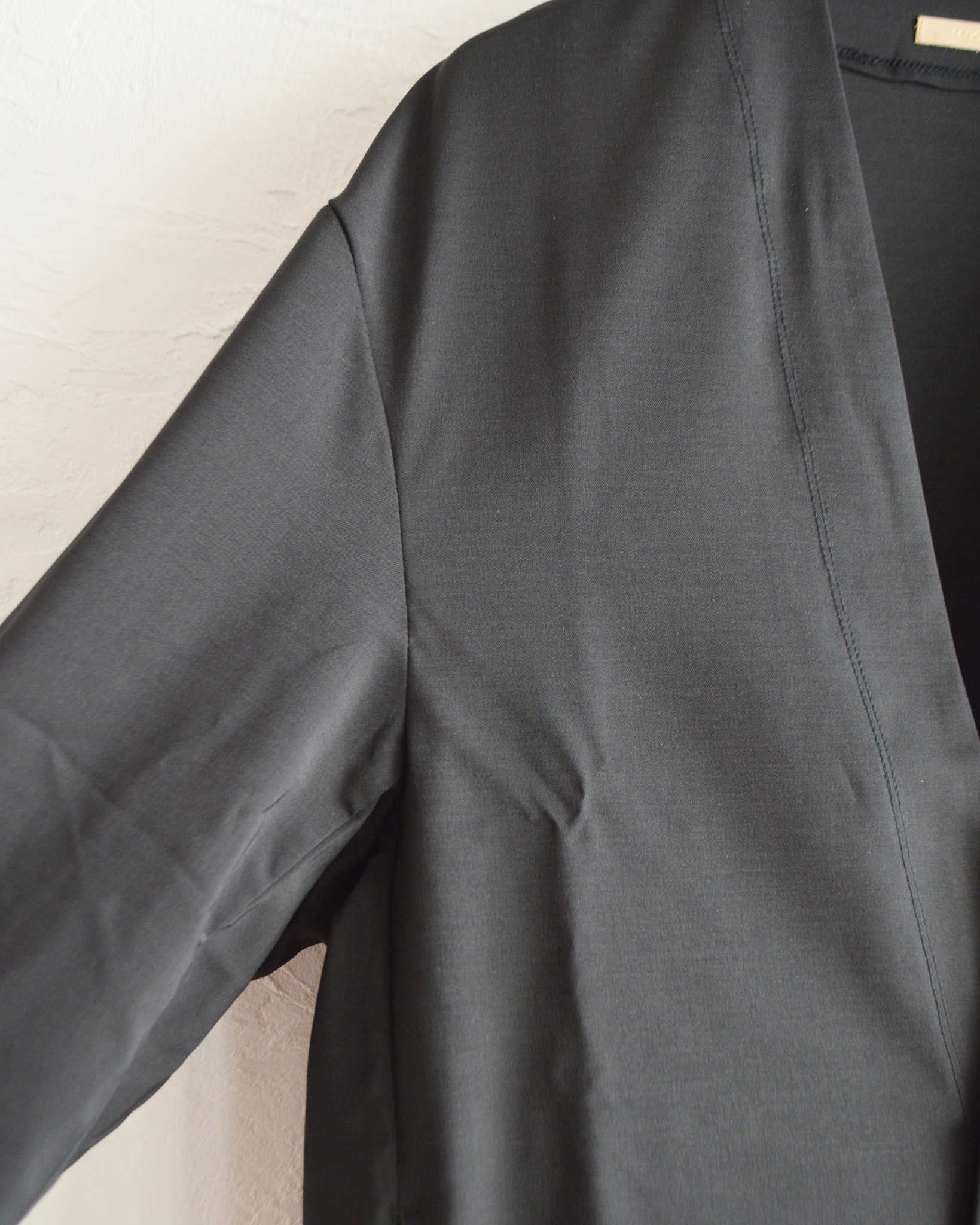 LAMOND ラモンド / TWILL TWIST CARDIGAN JACKET ツイルツイストカーディガンジャケット (BLACK ブラック)