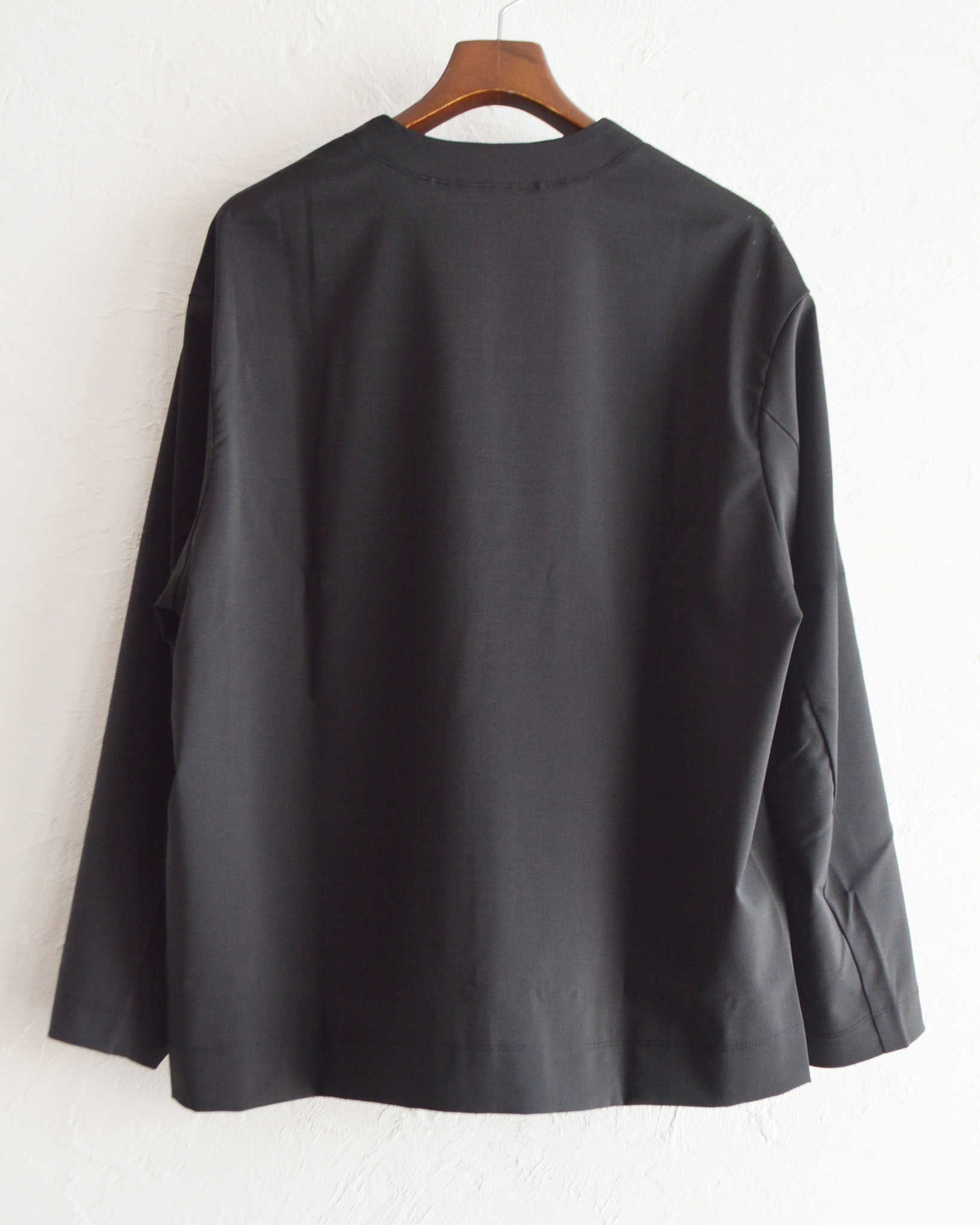 LAMOND ラモンド / TWILL TWIST CARDIGAN JACKET ツイルツイストカーディガンジャケット (BLACK ブラック)
