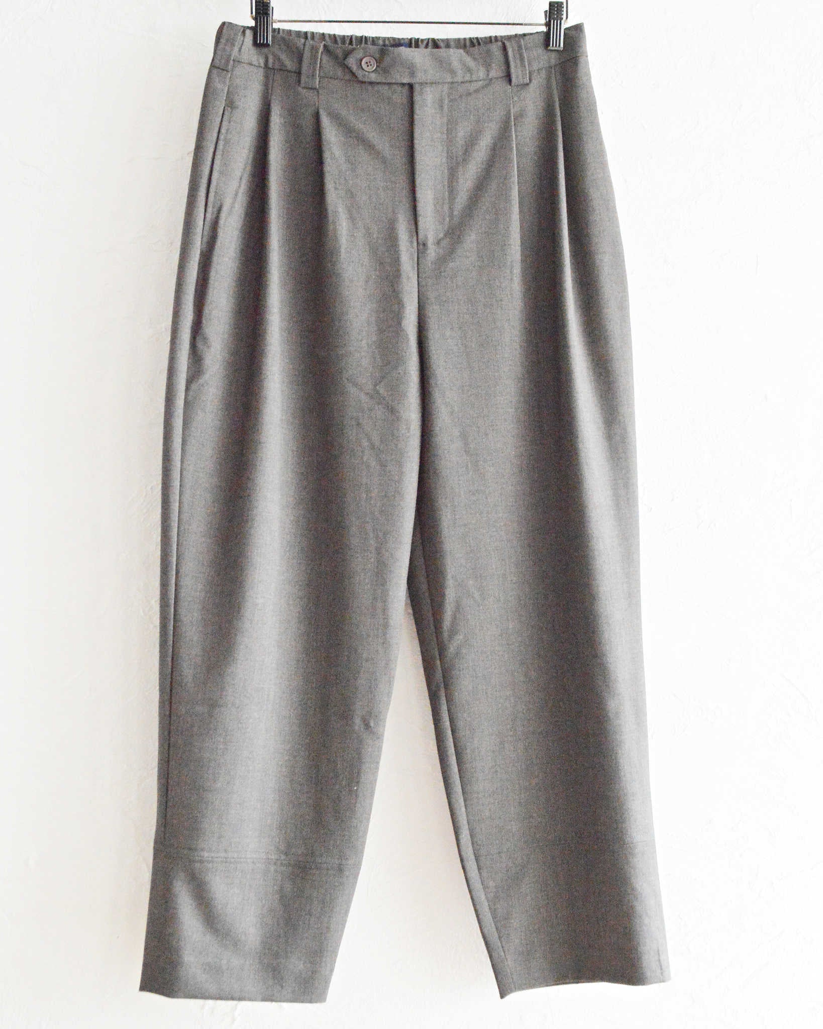 modemdesign モデムデザイン / TWO TUCK STANDARD PANTS ツータックスタンダードパンツ (BROWN ブラウン)