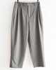 modemdesign モデムデザイン / TWO TUCK STANDARD PANTS ツータックスタンダードパンツ (BROWN ブラウン)