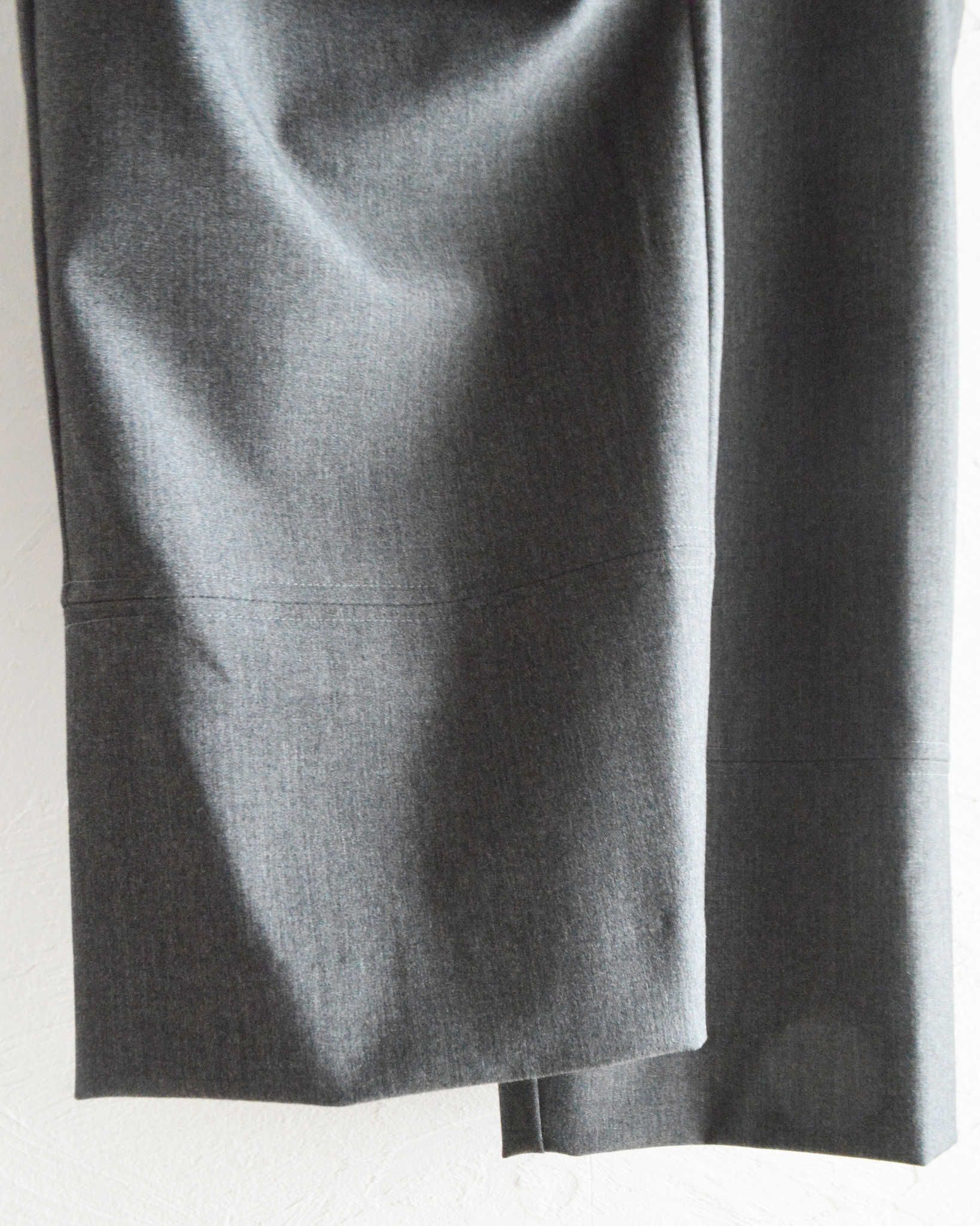 modemdesign モデムデザイン / TWO TUCK STANDARD PANTS ツータックスタンダードパンツ (GRAY グレー)