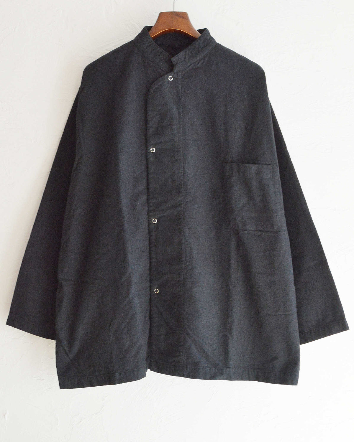1950’S US ARMY PAJAMA SHIRTS O/D BLACK　ユーエスアーミーパジャマシャツオーバーダイブラック