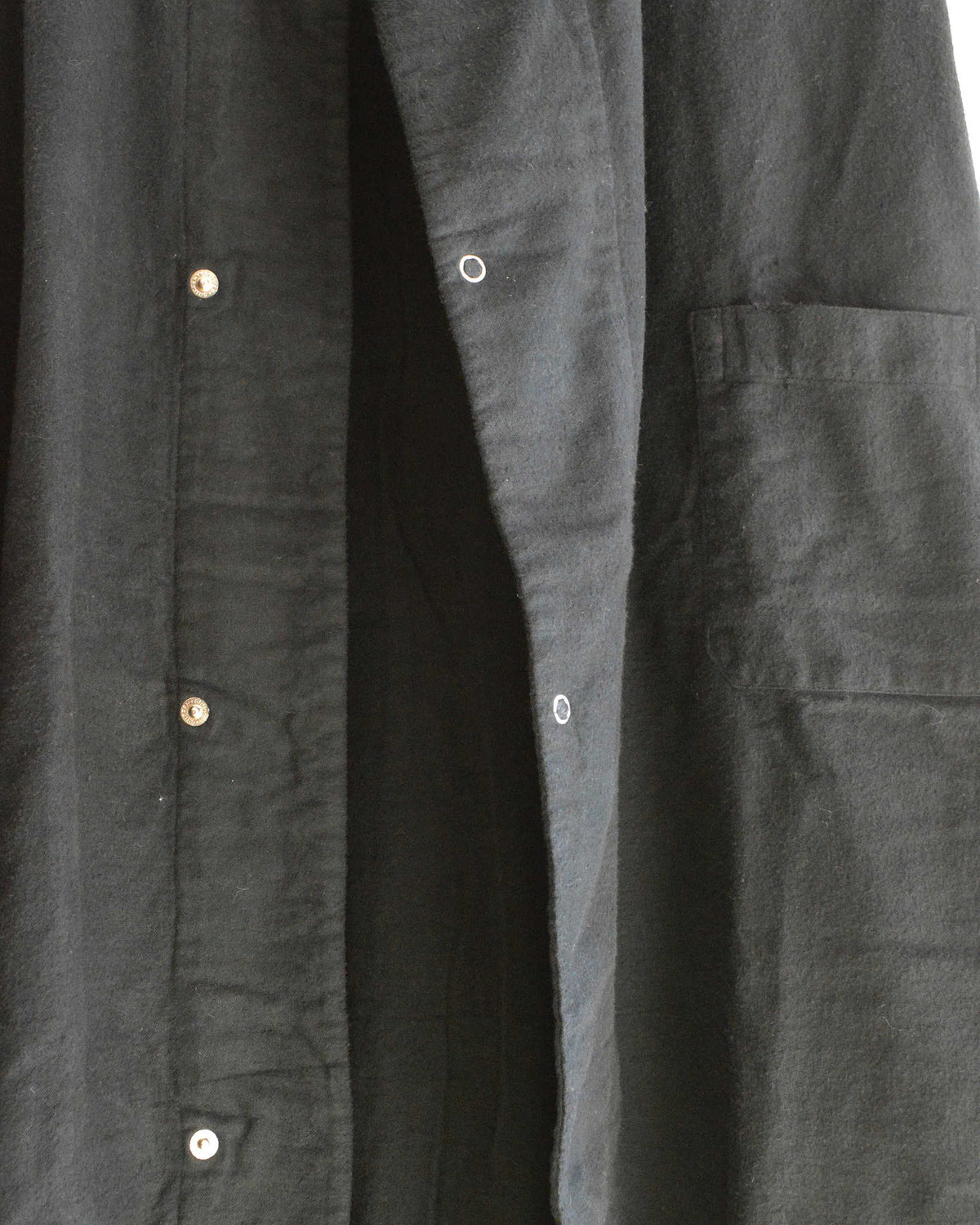 1950’S US ARMY PAJAMA SHIRTS O/D BLACK　ユーエスアーミーパジャマシャツオーバーダイブラック