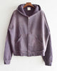 MOOJIMOOJI ムージムージー / OVERSIZE ZIP UP HOODIE AGED オーバーサイズジップアップフーディー (PURPLE パープル)