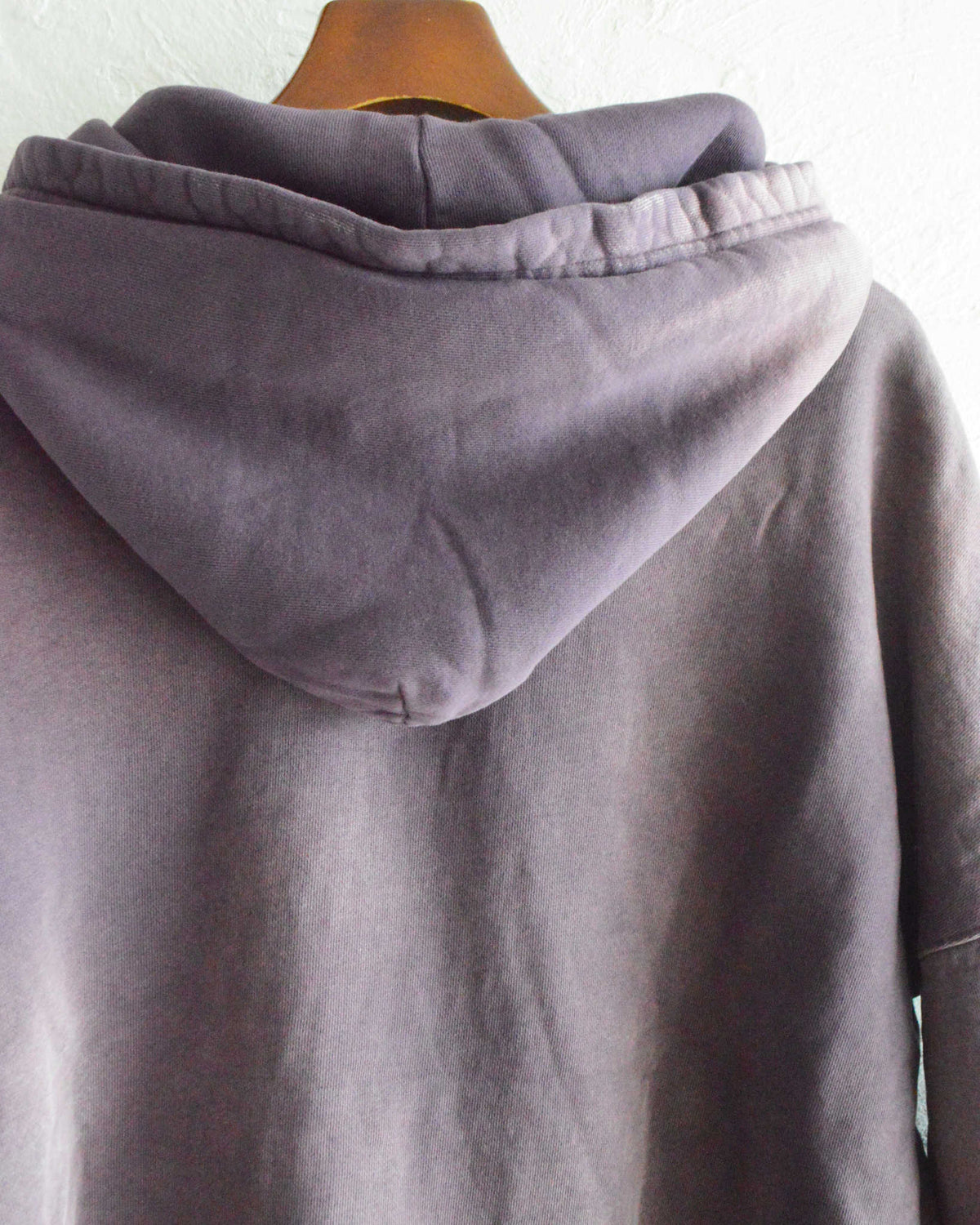 MOOJIMOOJI ムージムージー / OVERSIZE ZIP UP HOODIE AGED オーバーサイズジップアップフーディー (PURPLE パープル)