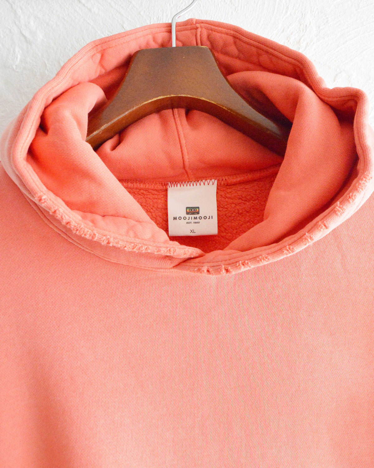 MOOJIMOOJI ムージームージー / CLASSIC 1930 HOODIE AGED クラシック1930フーディー (CORAL コーラル)