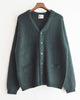 TOWN CRAFT タウンクラフト / mohair shaggy cardigan  モヘアカーディガン (GREEN グリーン)