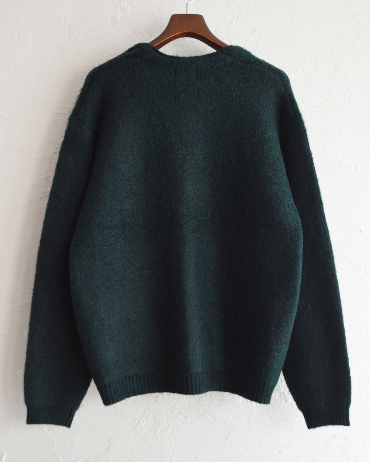 TOWN CRAFT タウンクラフト / mohair shaggy cardigan  モヘアカーディガン (GREEN グリーン)
