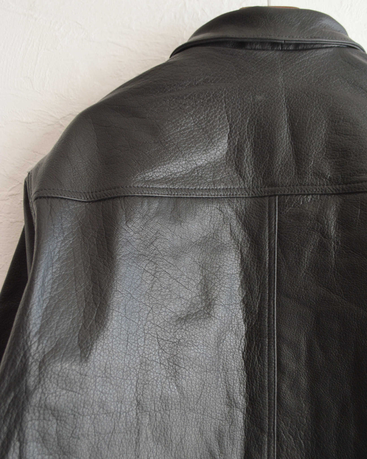 Nasngwam. ナスングワム / ATAVISM LEATHER JACKET アタビズムジャケット Lsize (BLACK ブラック)