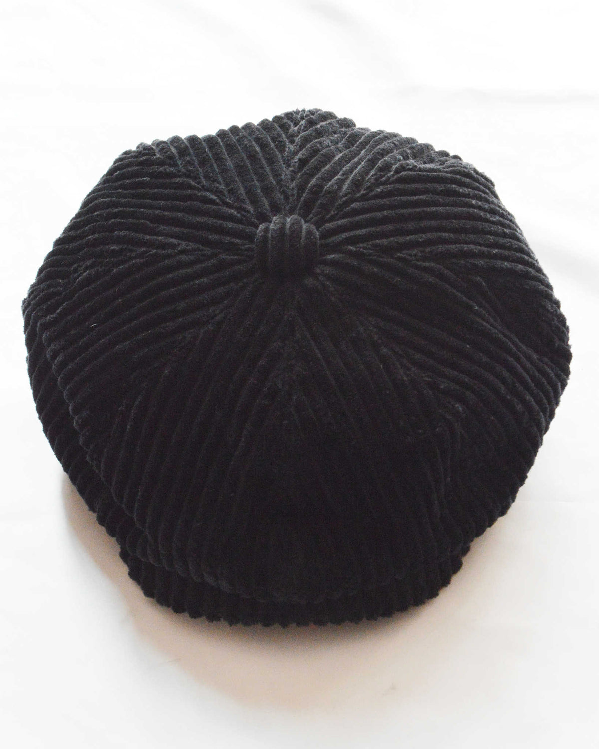 morno モーノ / Corduroy Big Cas Hunting Cap コーデュロイビッグキャスハンチング (BLACK ブラック)