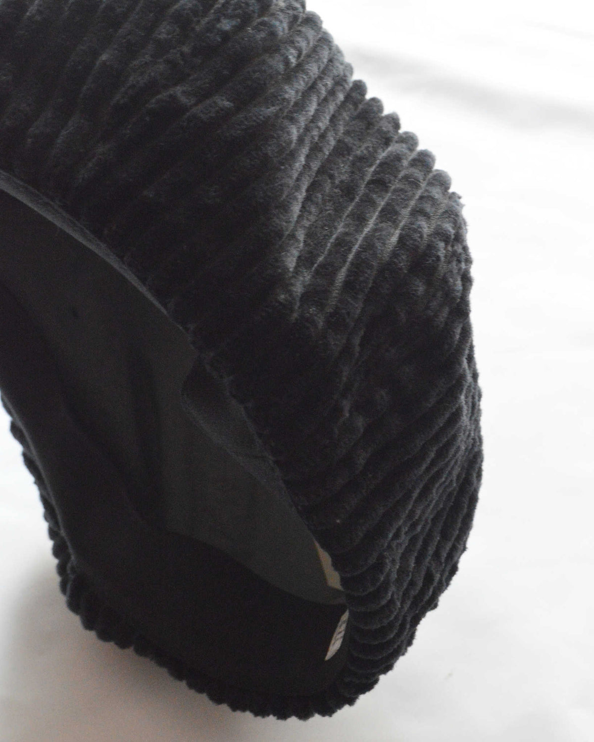 morno モーノ / Corduroy Big Cas Hunting Cap コーデュロイビッグキャスハンチング (BLACK ブラック)
